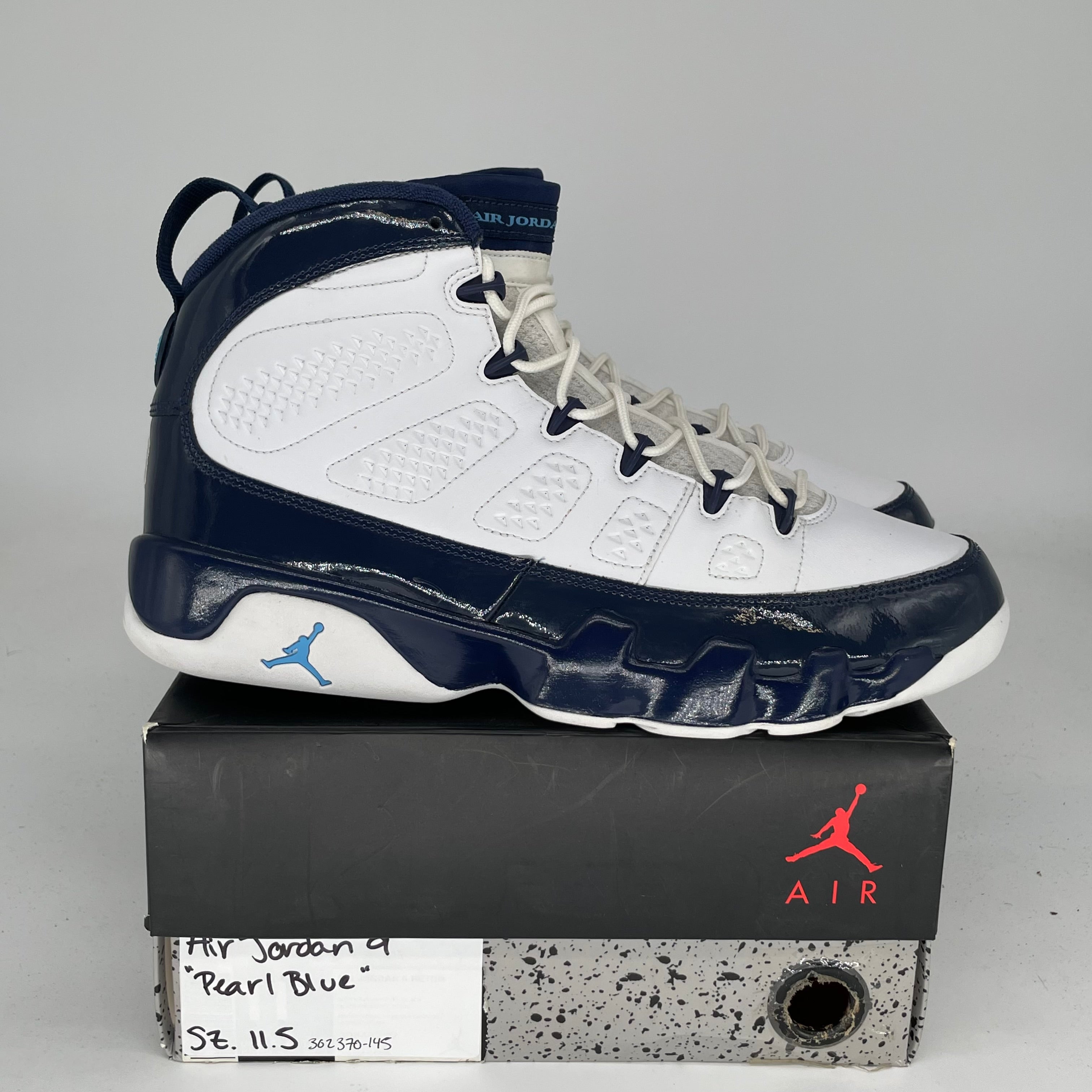 AIR JORDAN 9 PEARL BLUE SIZE 11.5 302370-145