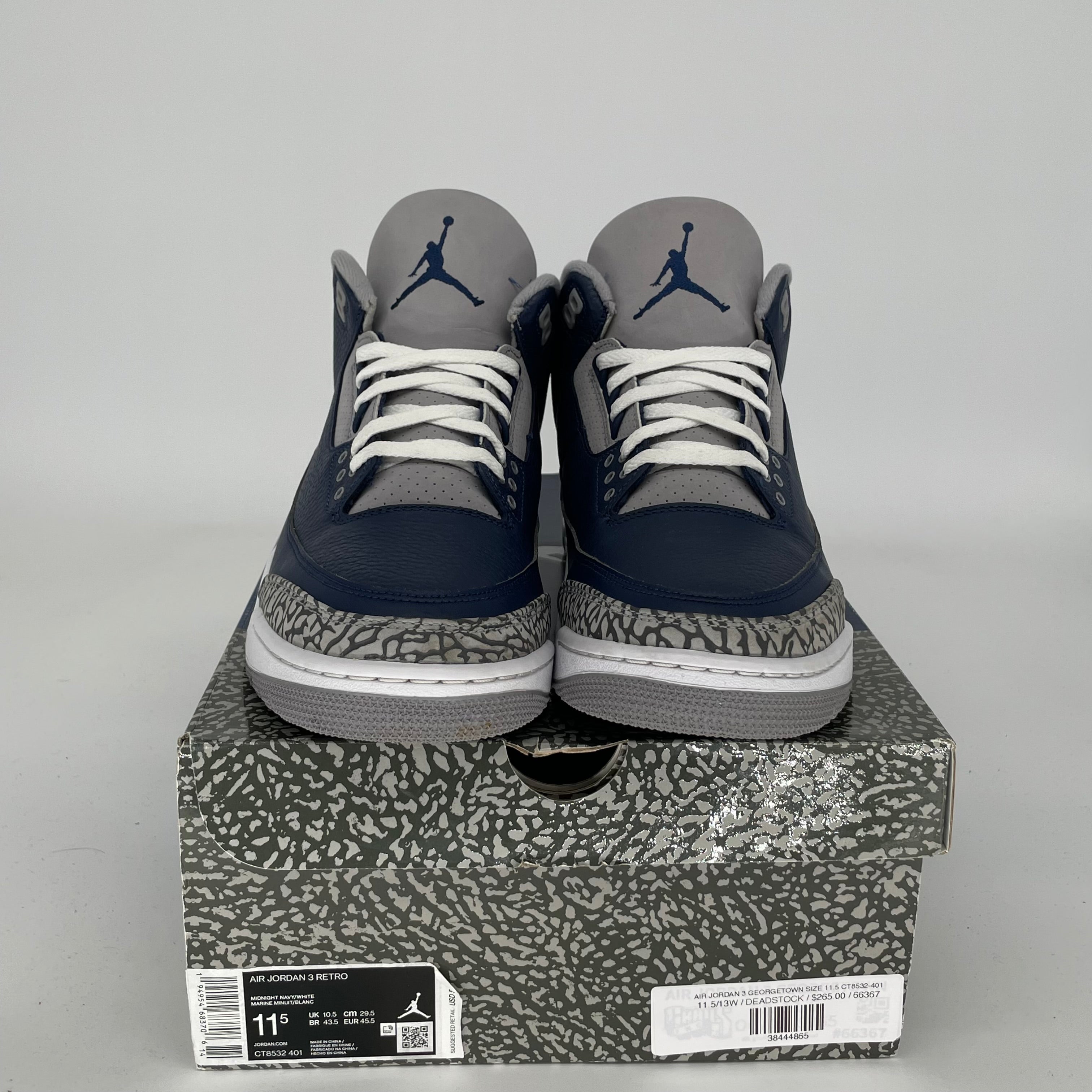 AIR JORDAN 3 GEORGETOWN SIZE 11.5 CT8532-401