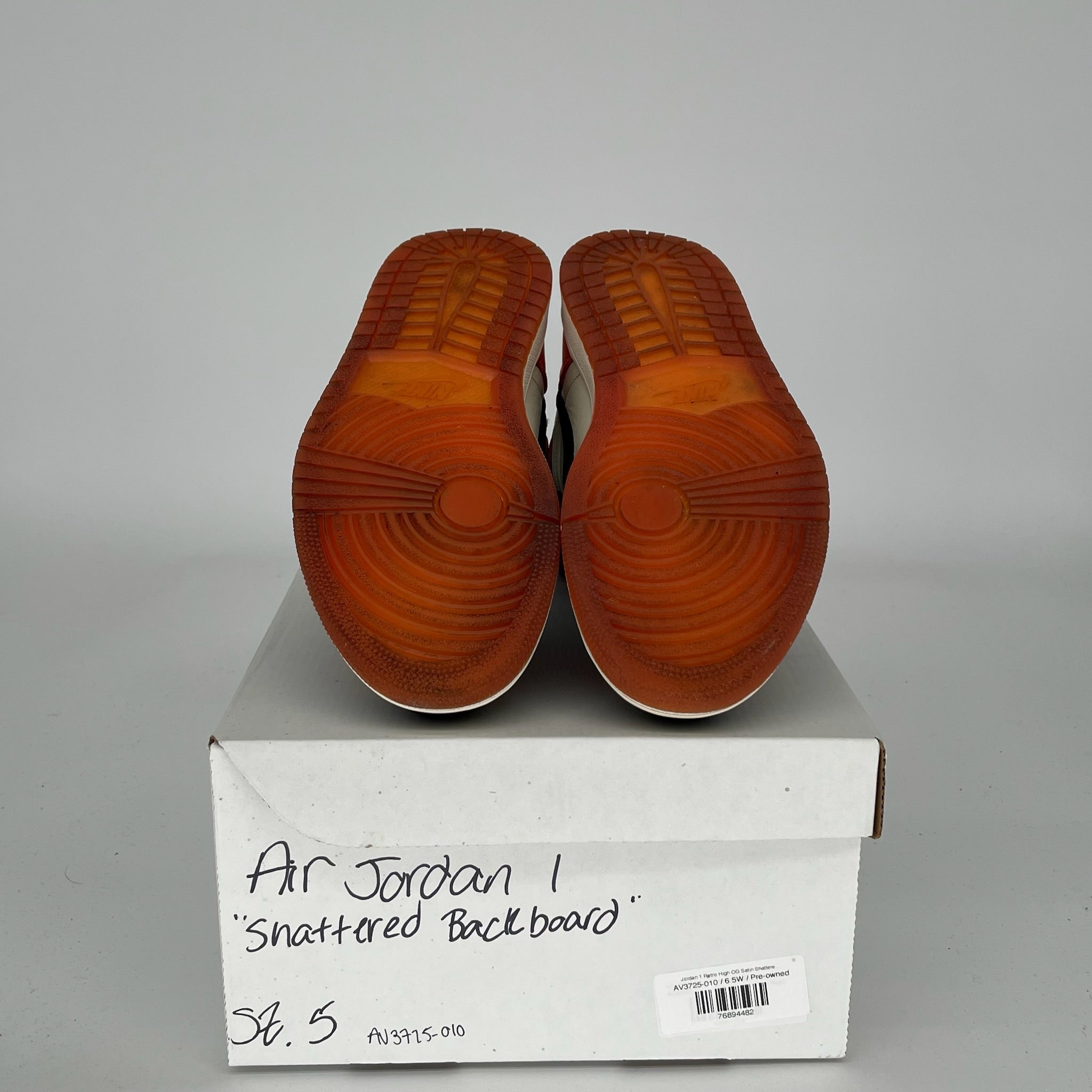 AIR JORDAN 1 SATIN SHATTERED BACKBOARD W SIZE 5/6.5W AV3725-010