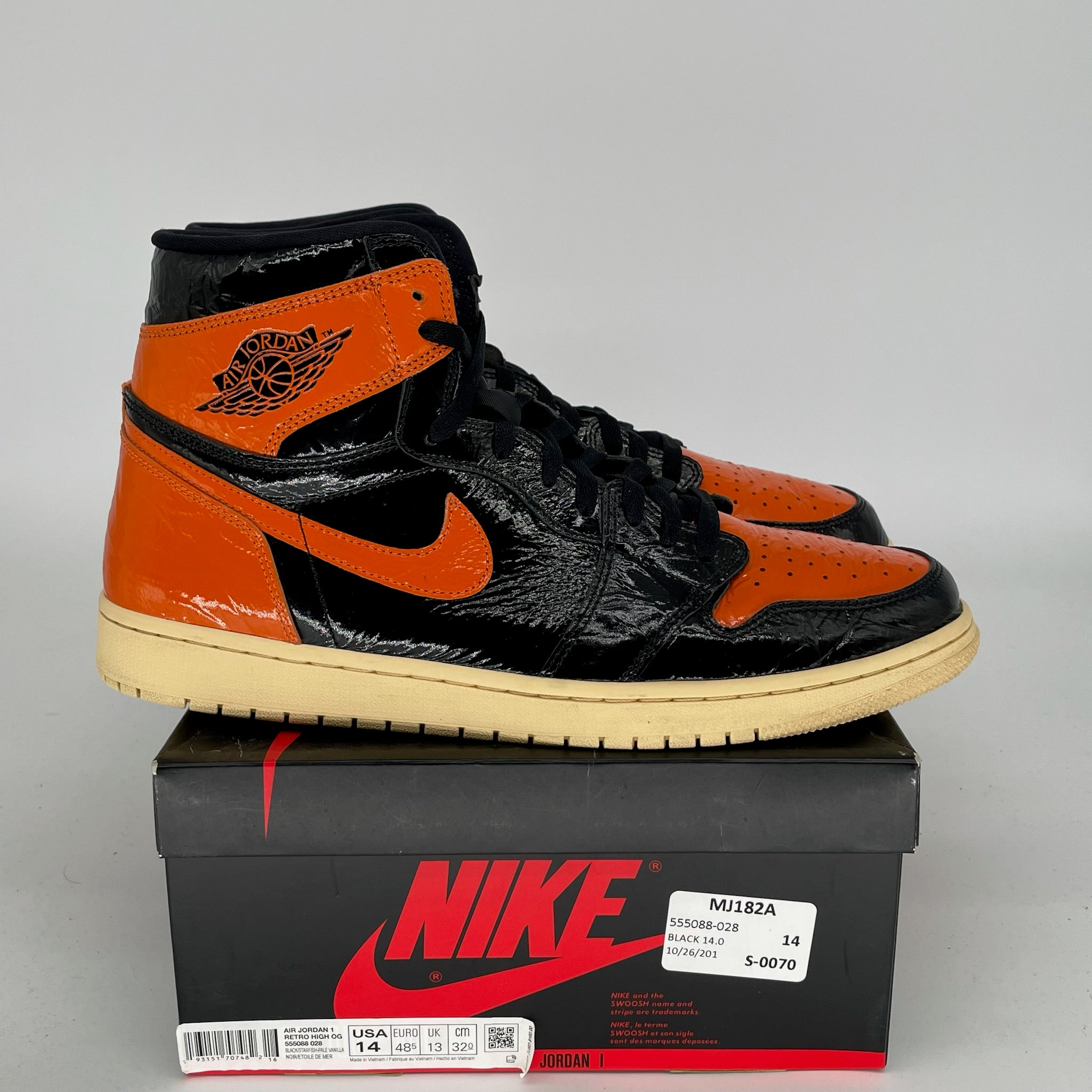 AIR JORDAN 1 SHATTERED BACKBOARD 3.0 SIZE 14 555088-028