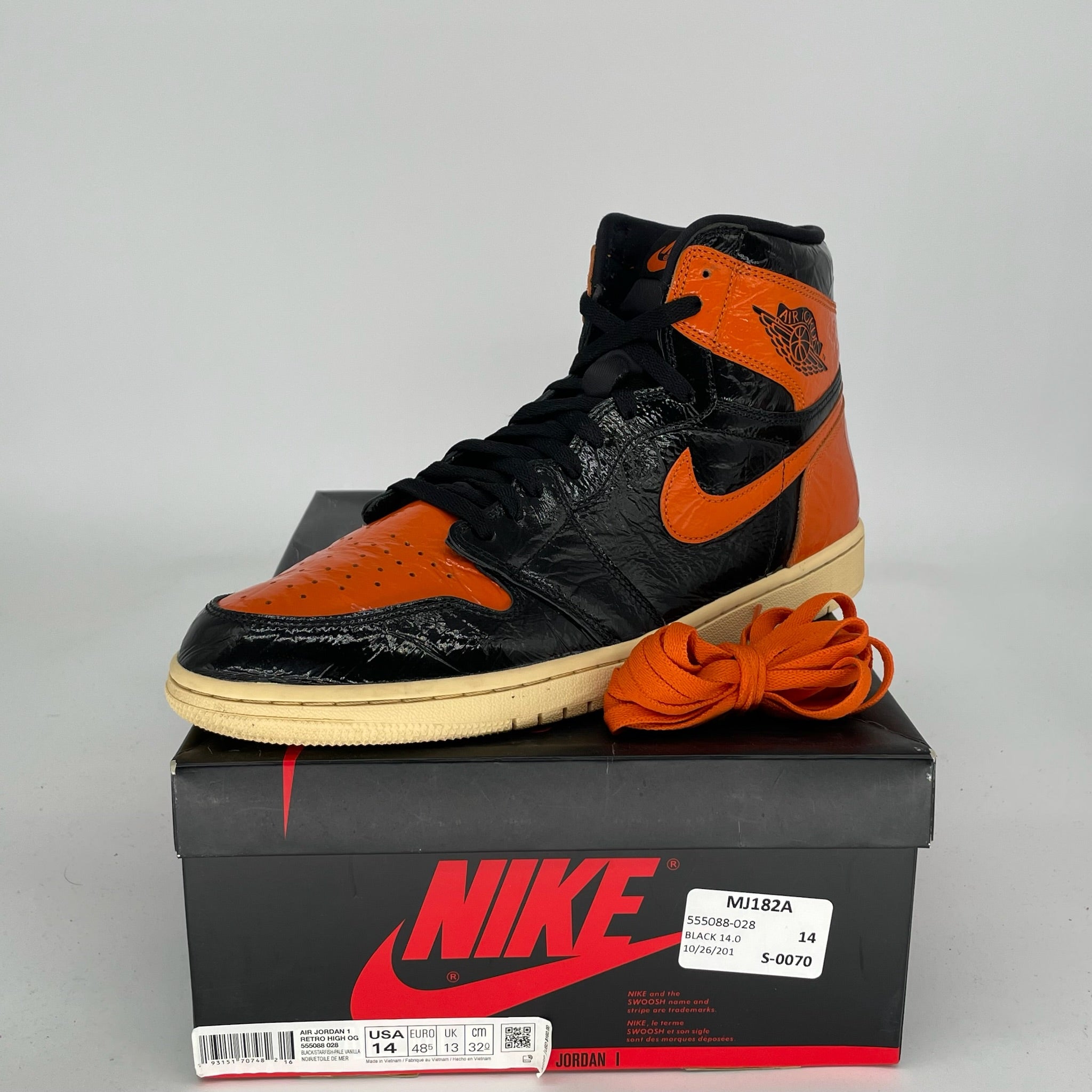 AIR JORDAN 1 SHATTERED BACKBOARD 3.0 SIZE 14 555088-028