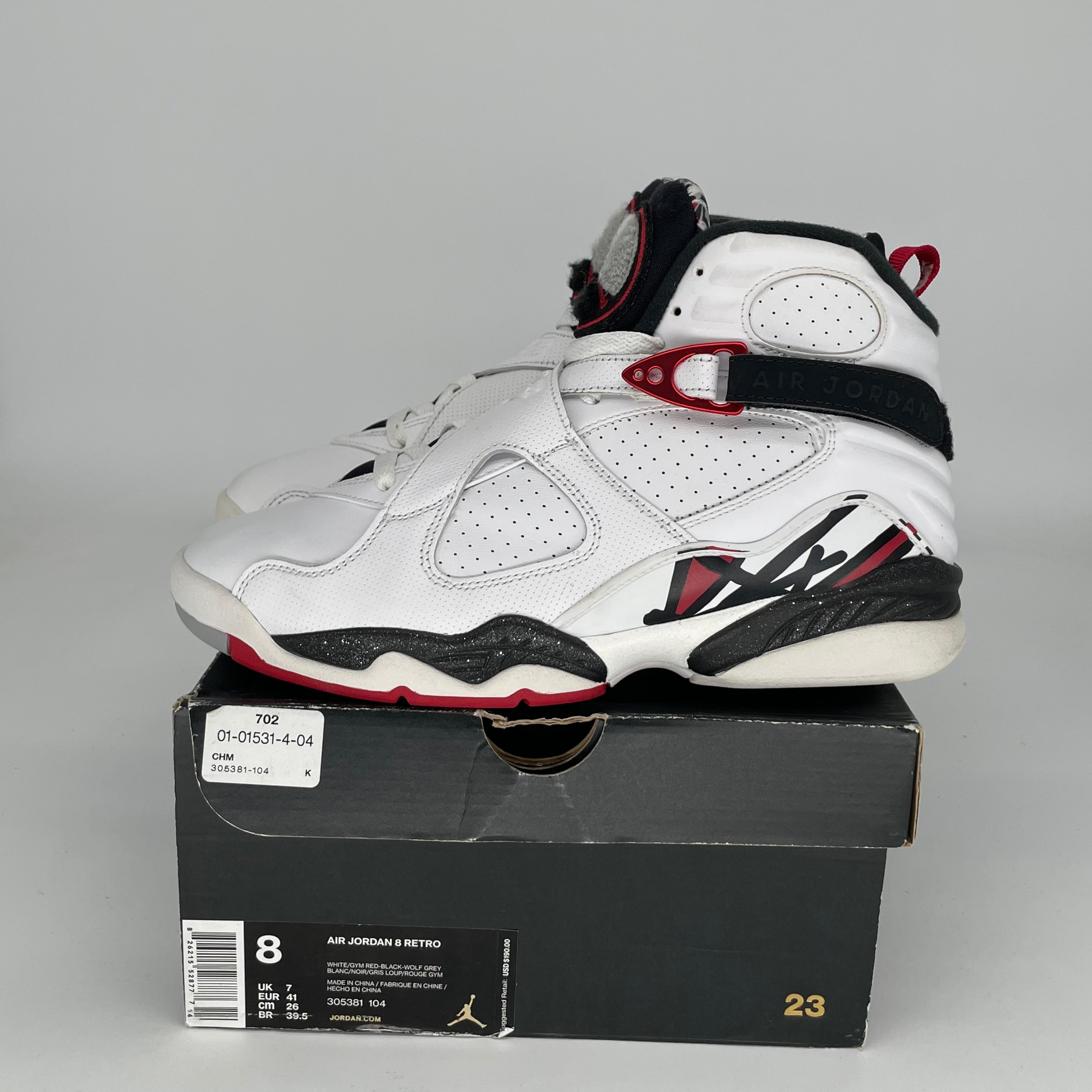 AIR JORDAN 8 ALTERNATE SIZE 8 305381-104