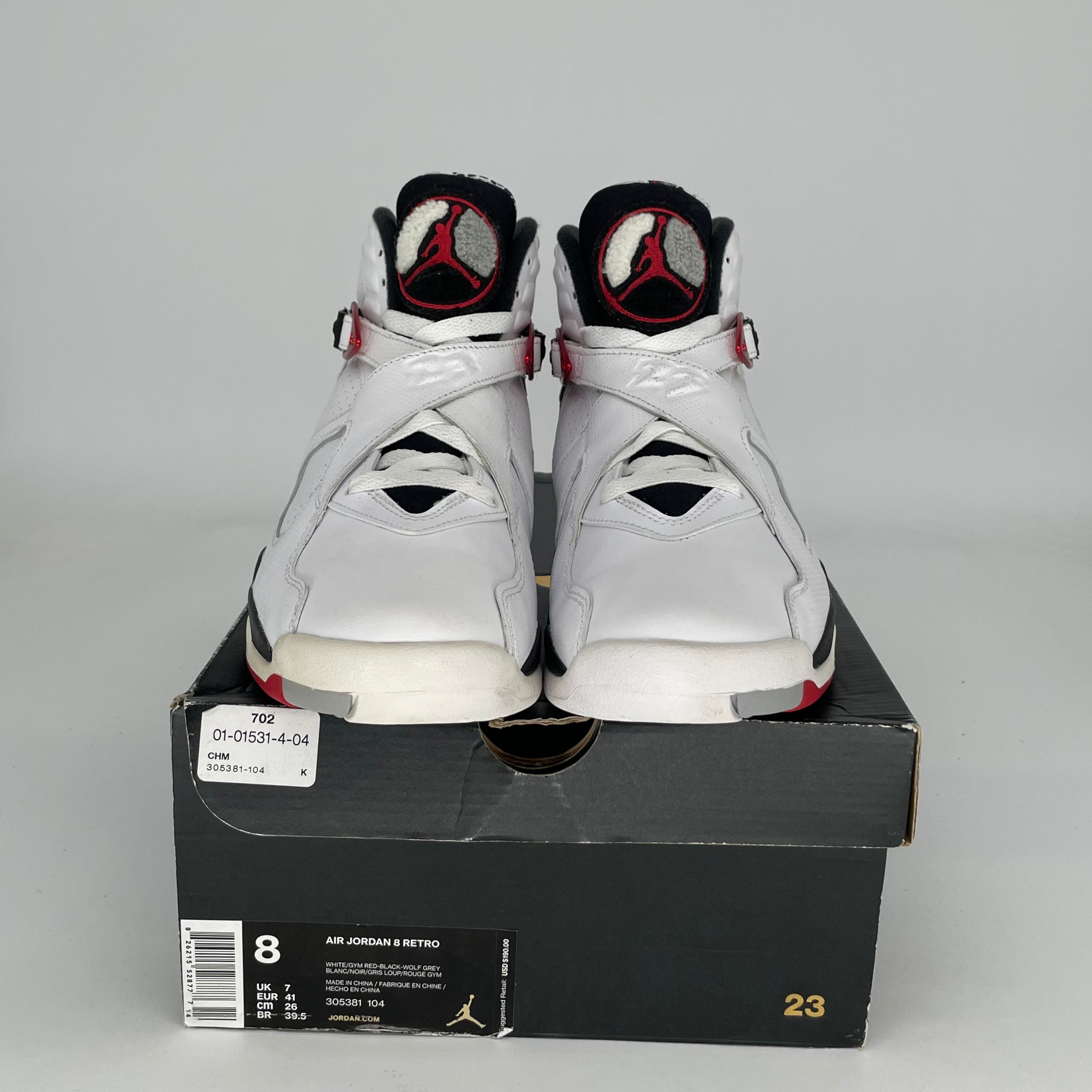 AIR JORDAN 8 ALTERNATE SIZE 8 305381-104