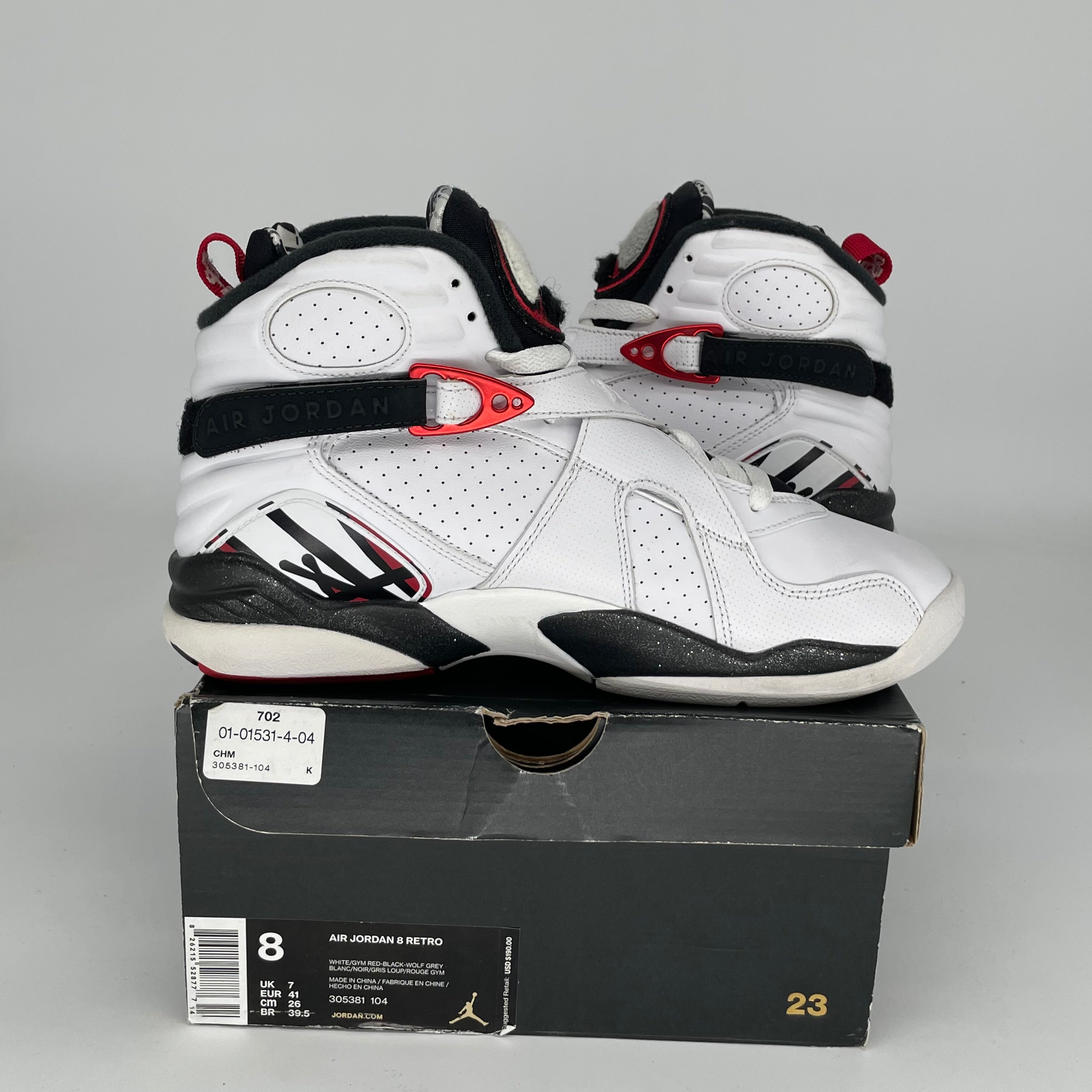 AIR JORDAN 8 ALTERNATE SIZE 8 305381-104