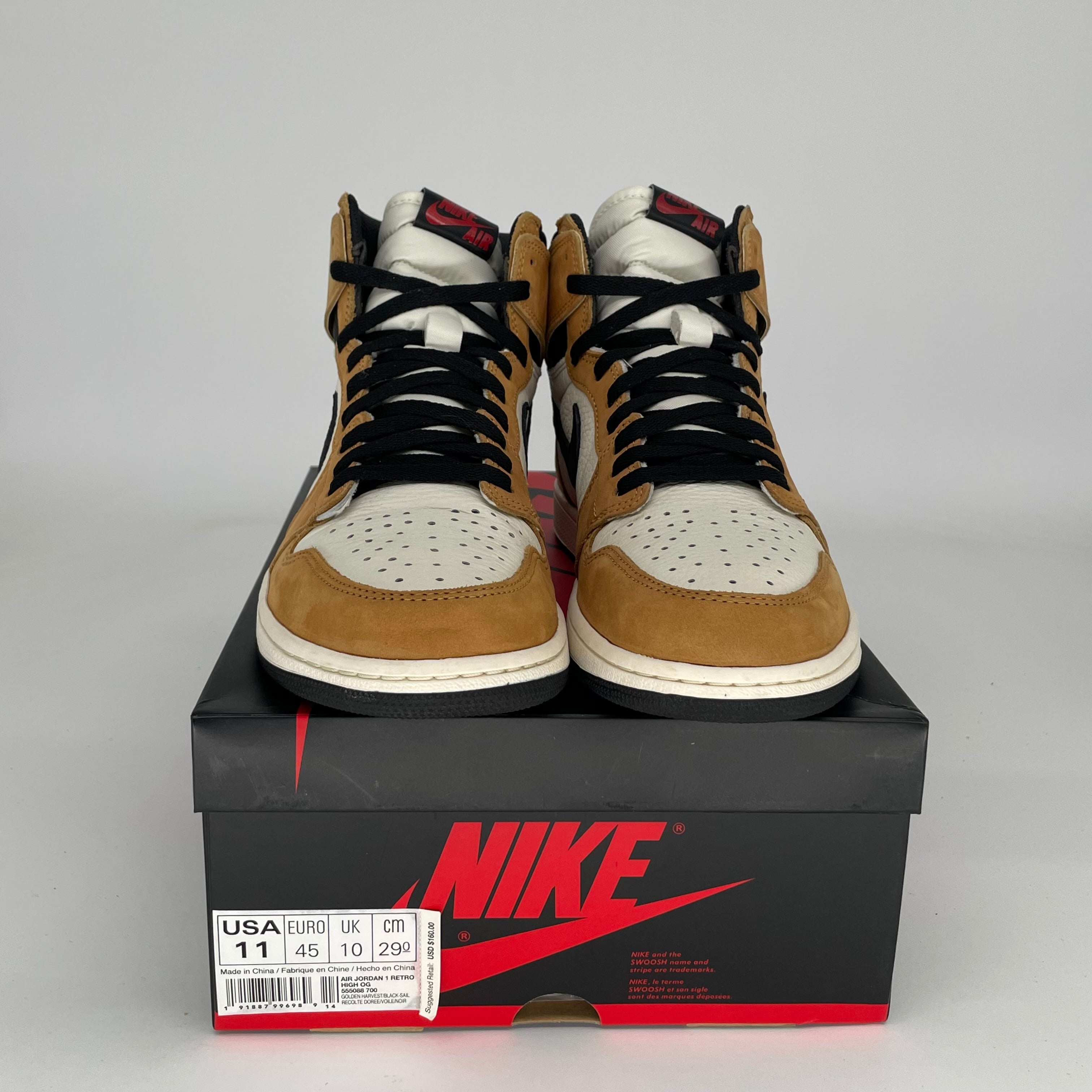 AIR JORDAN 1 ROOKIE OF THE YEAR SIZE 11 555088-700