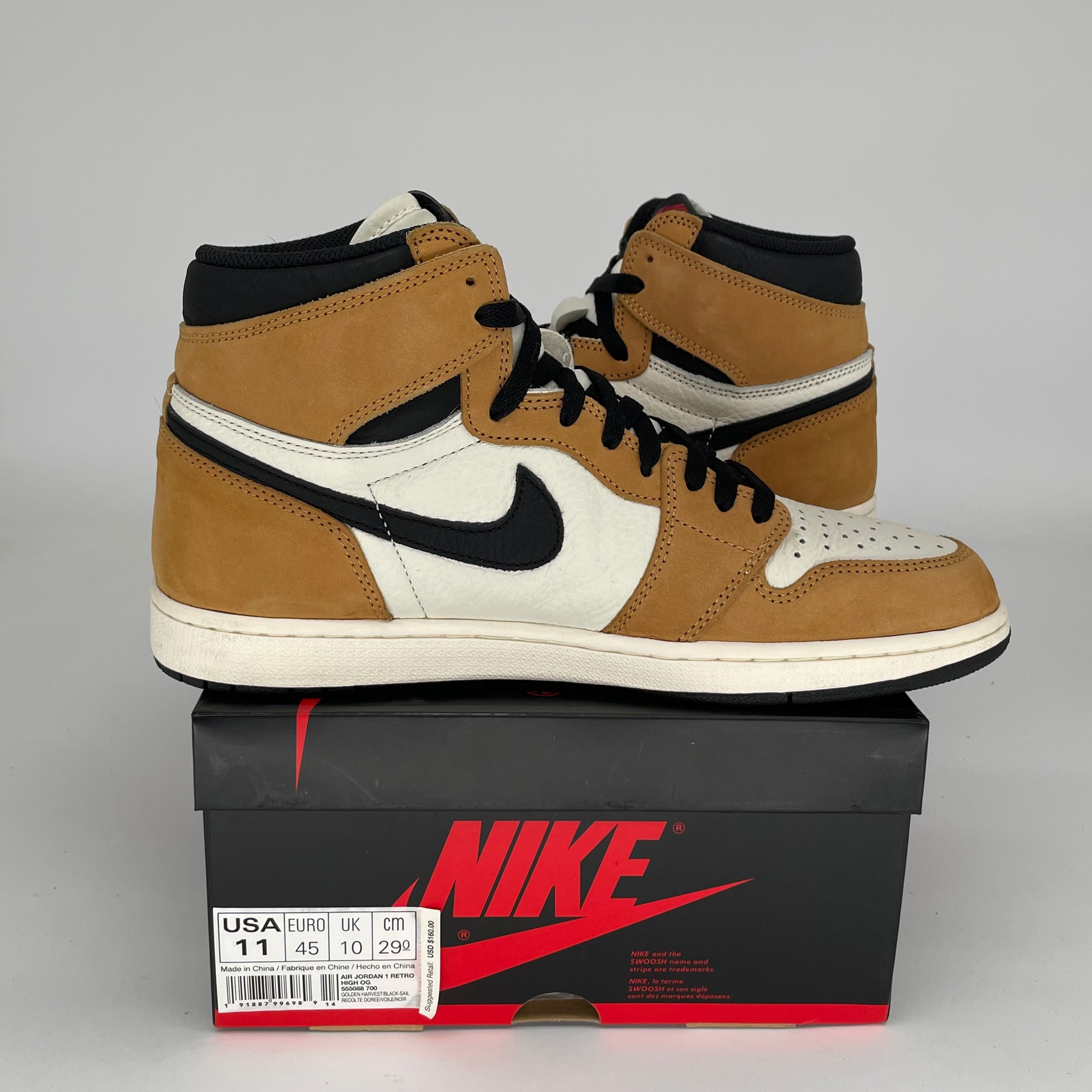 AIR JORDAN 1 ROOKIE OF THE YEAR SIZE 11 555088-700