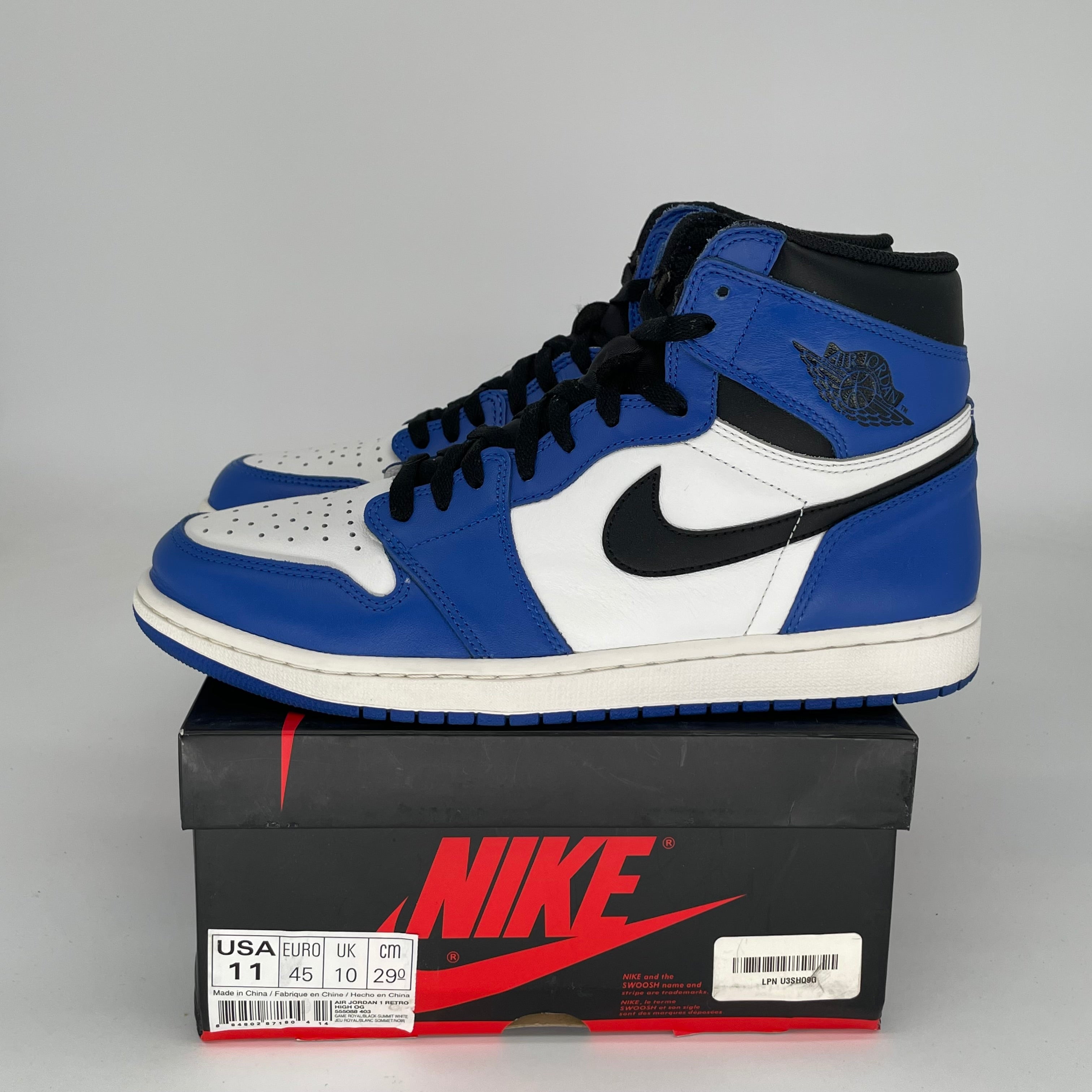 AIR JORDAN 1 GAME ROYAL SIZE 11 555088-403