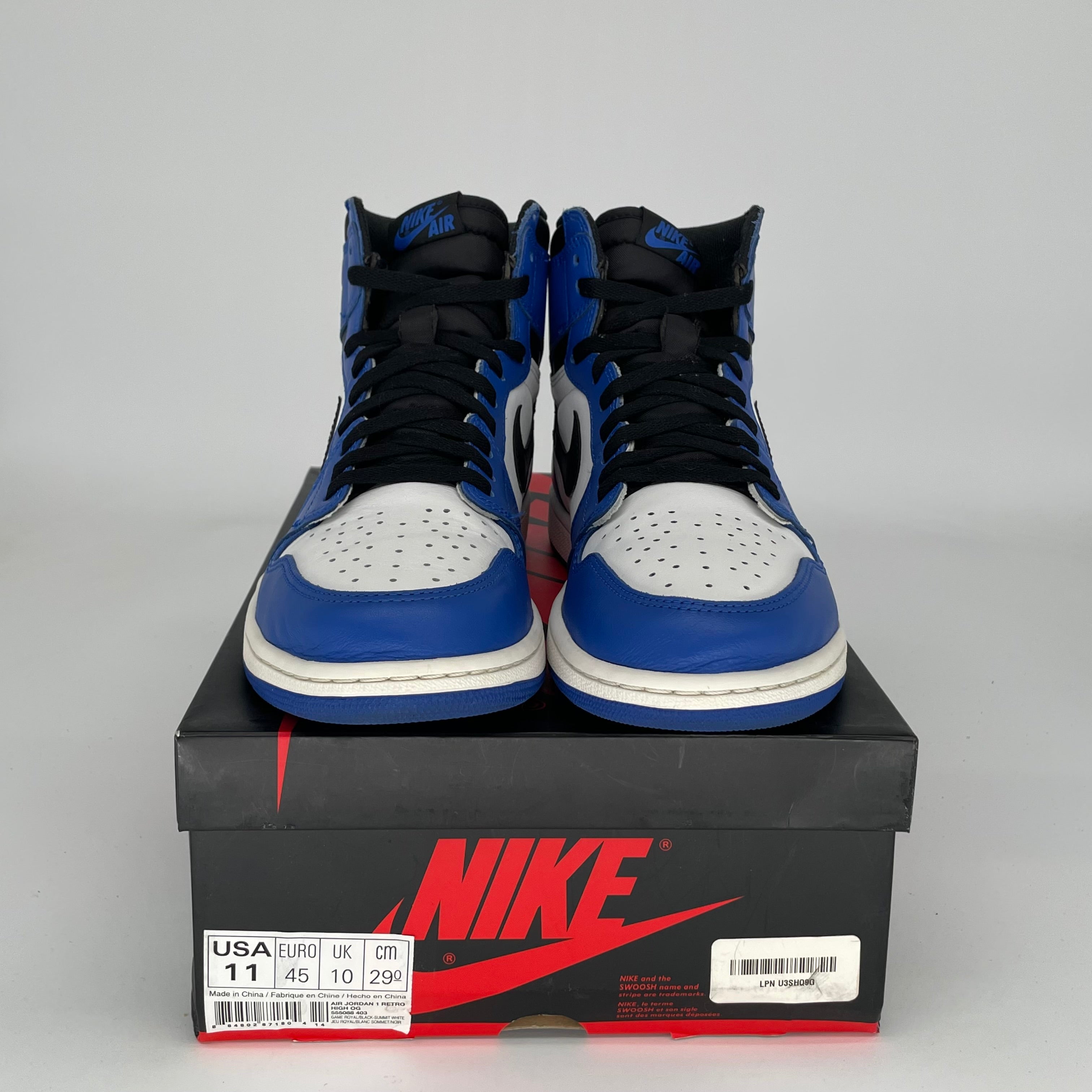 AIR JORDAN 1 GAME ROYAL SIZE 11 555088-403