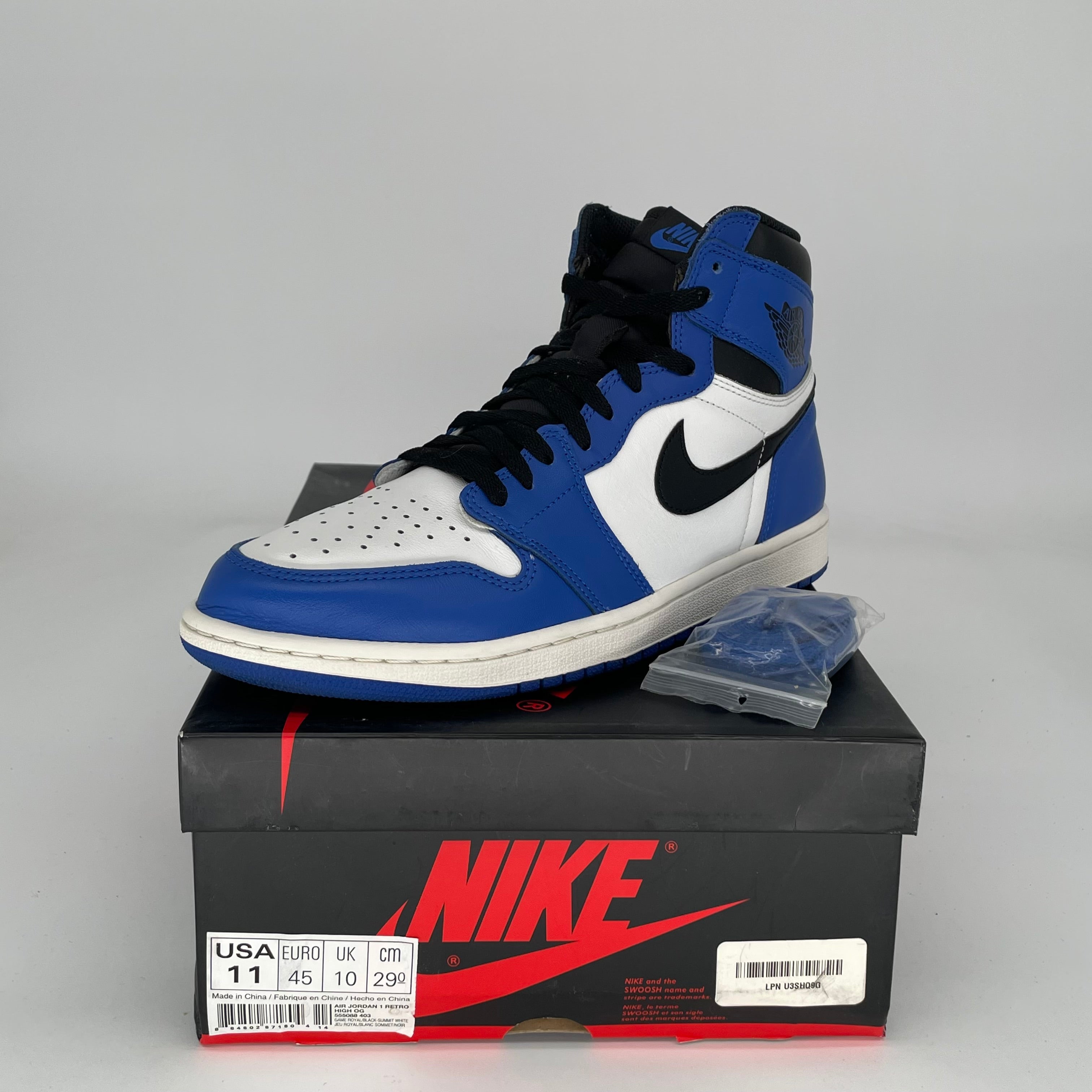 AIR JORDAN 1 GAME ROYAL SIZE 11 555088-403