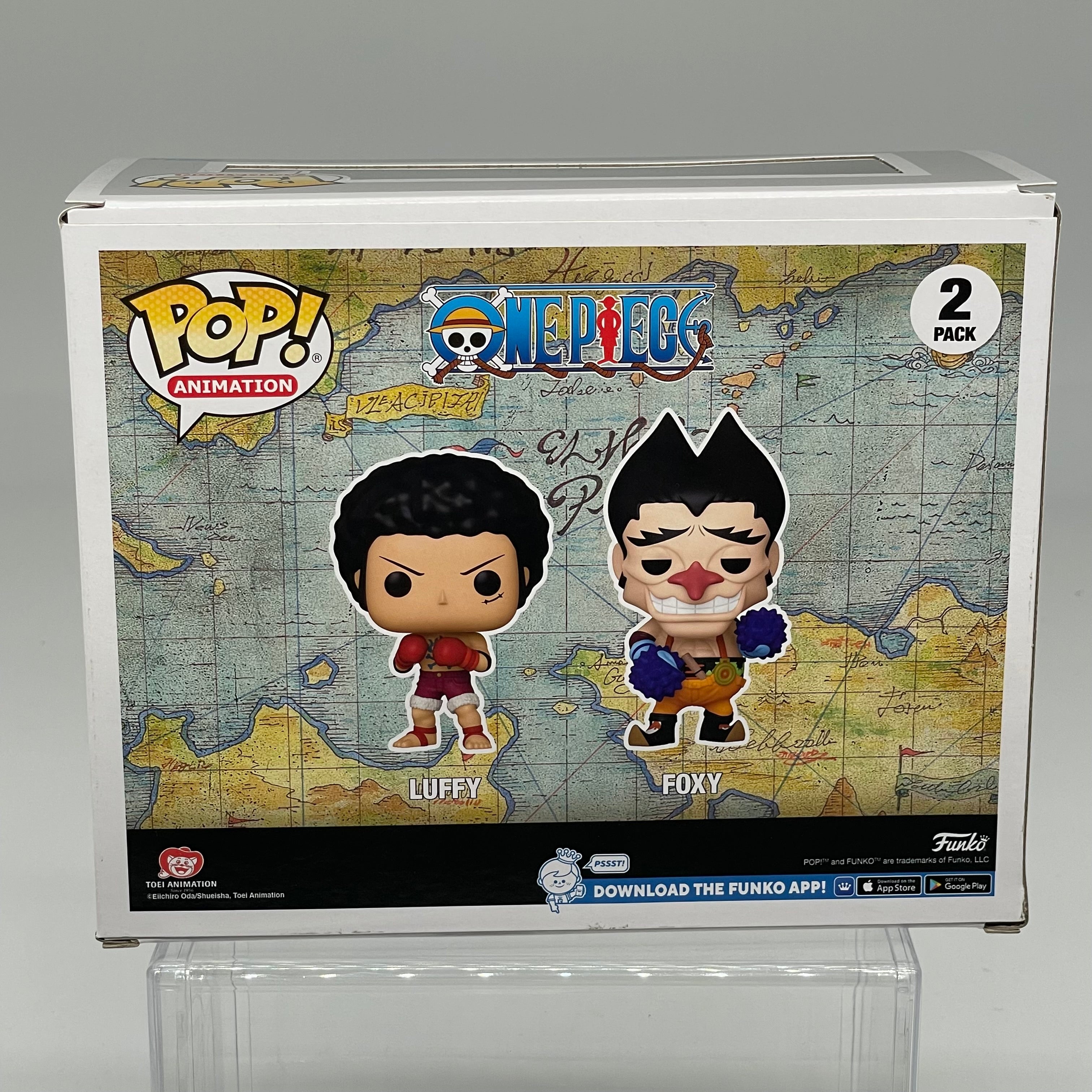 FUNKO POP LUFFY AND FOXY CHASE 2 PACK GWT240306