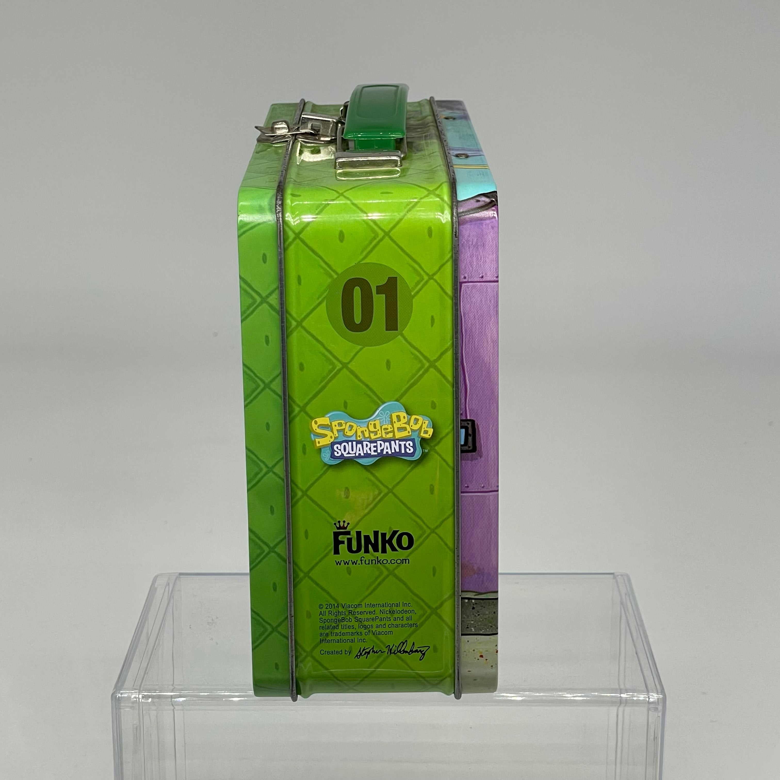FUNKO POP SPONGEBOB LEONARDO AND PLANKTON SHREDDER TMNT LUNCHBOX LE 1000 SDCC