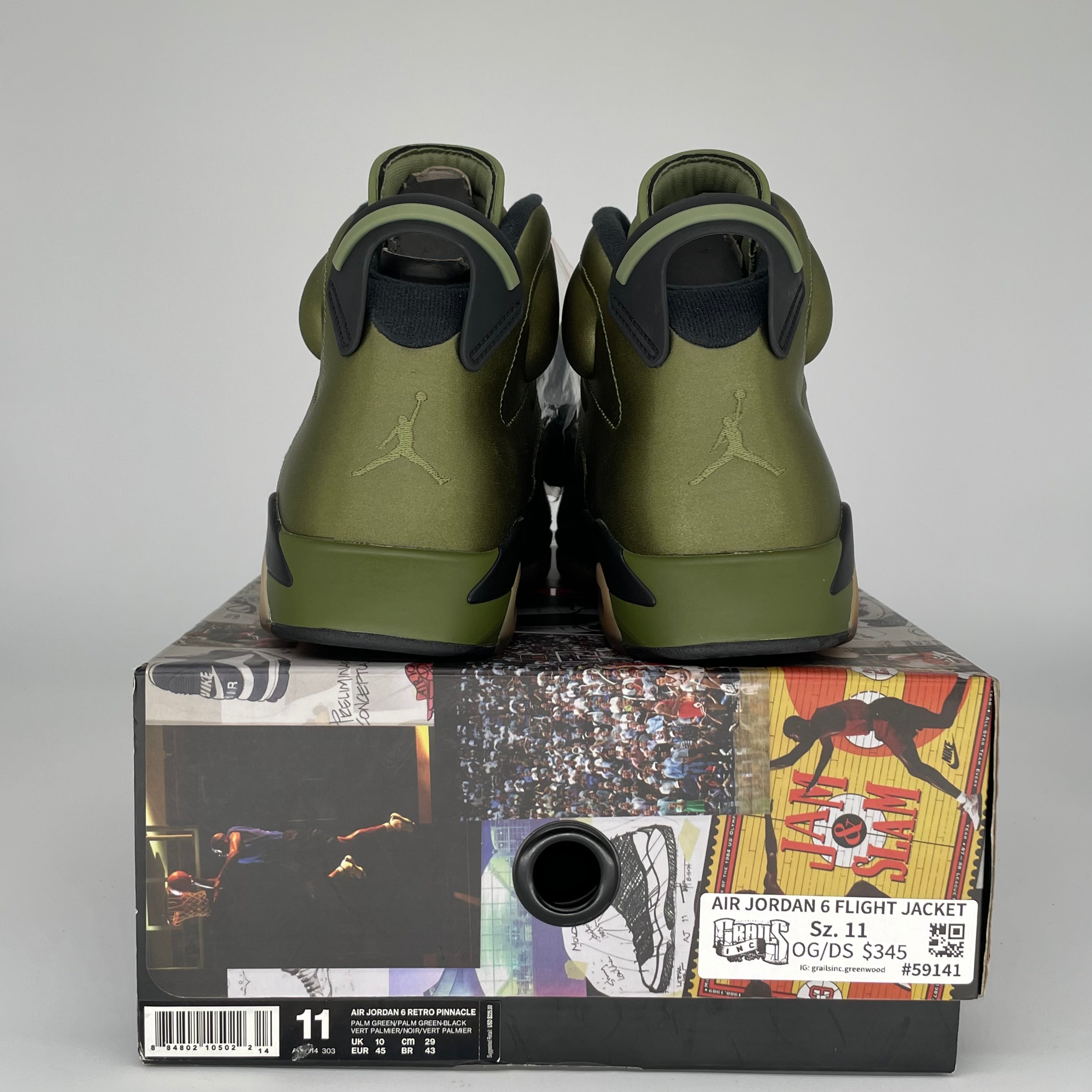 AIR JORDAN 6 FIGHT JACKET SIZE 11/12.5W AH4614-303