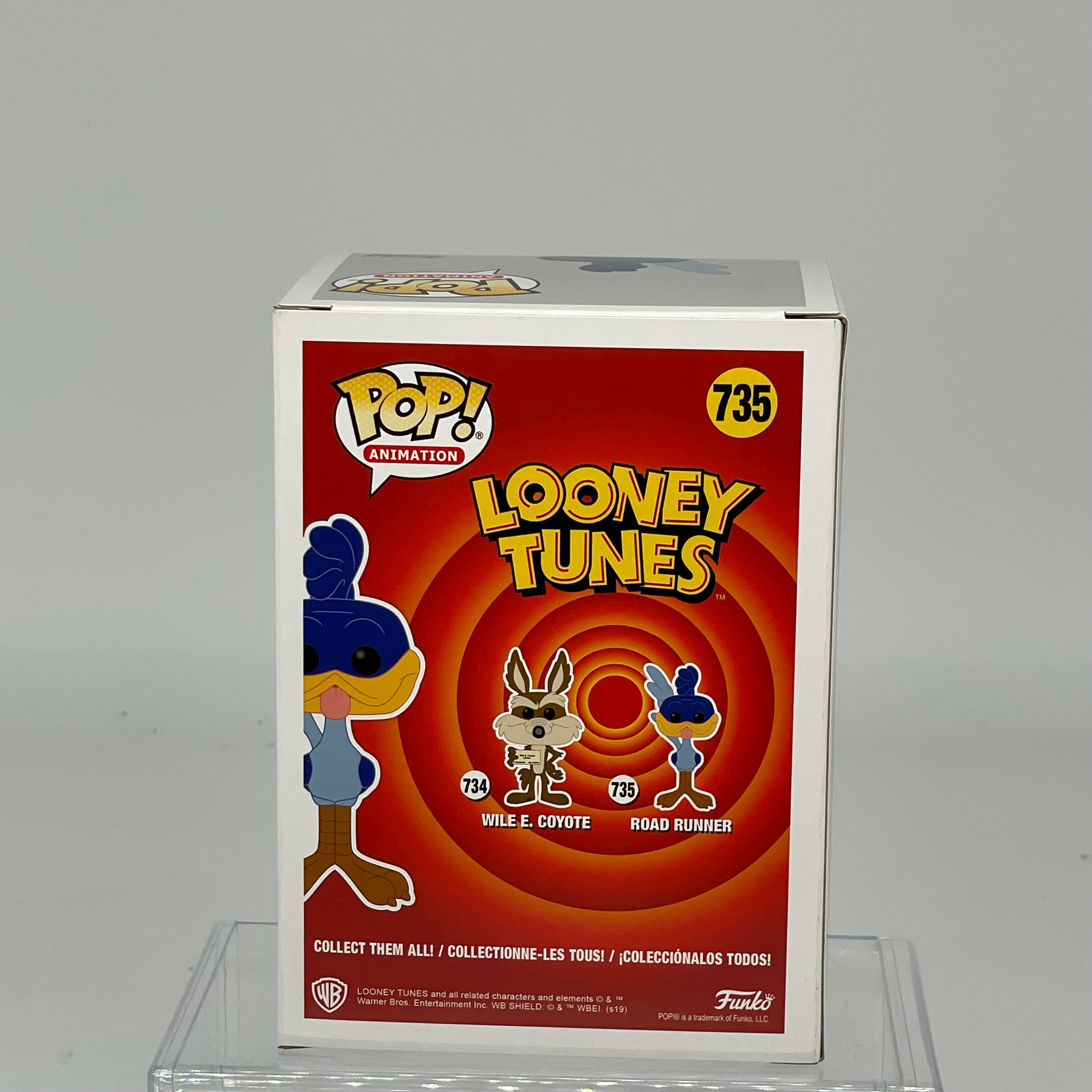 FUNKO POP ROAD RUNNER #735 LOONEY TUNES FUNKO EX JJL191106