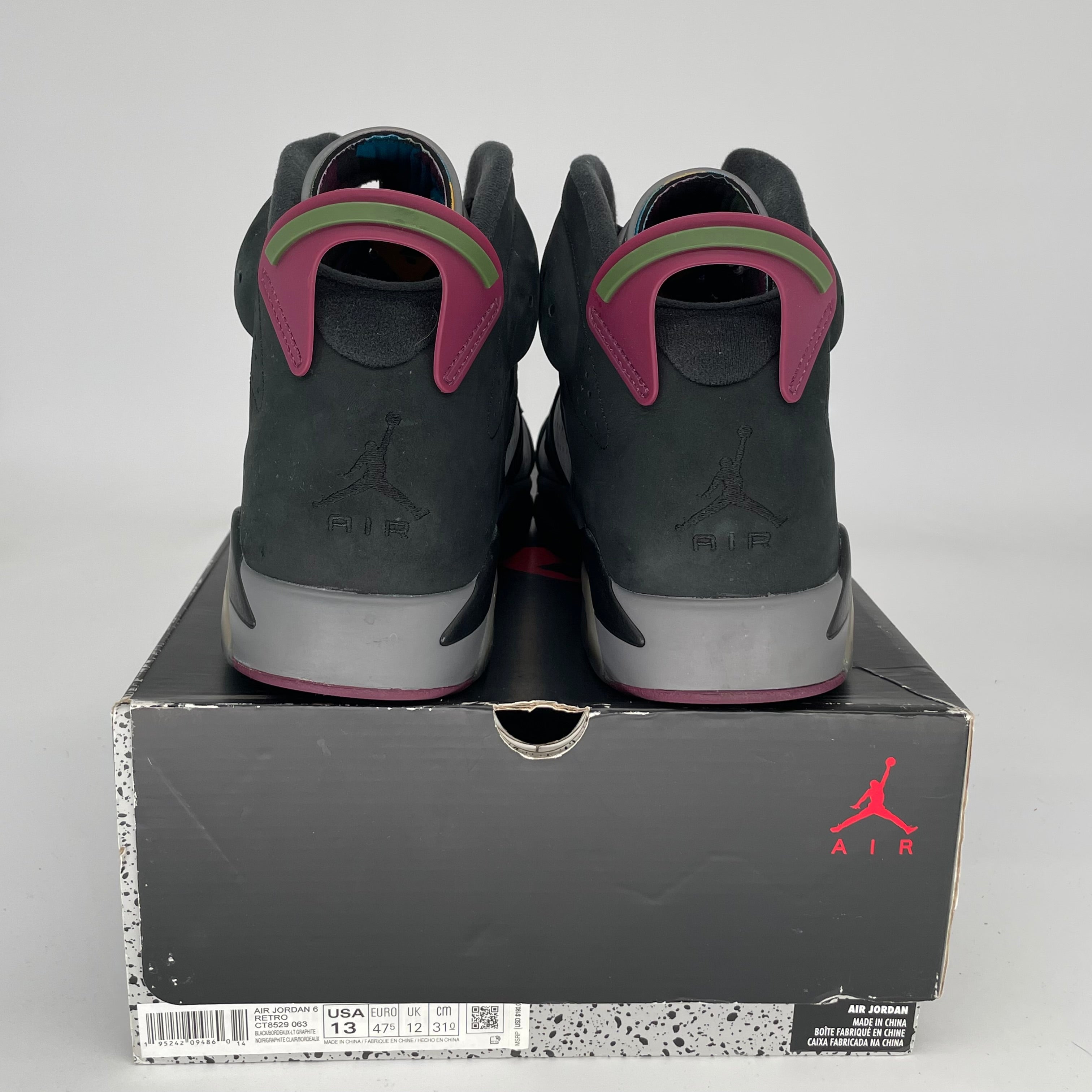 AIR JORDAN 6 BORDEAUX SIZE 13 CT8529-063