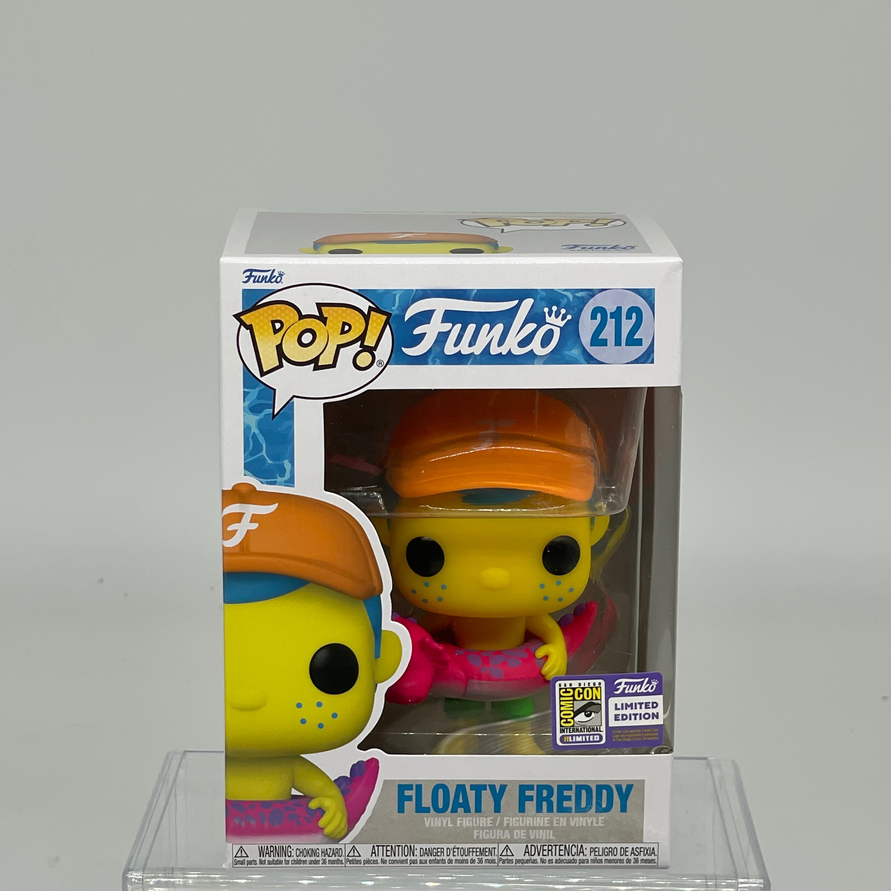 FUNKO POP FLOATY FREDDY #212 BLACKLIGHT SDCC EXCLUSIVE DRM230413