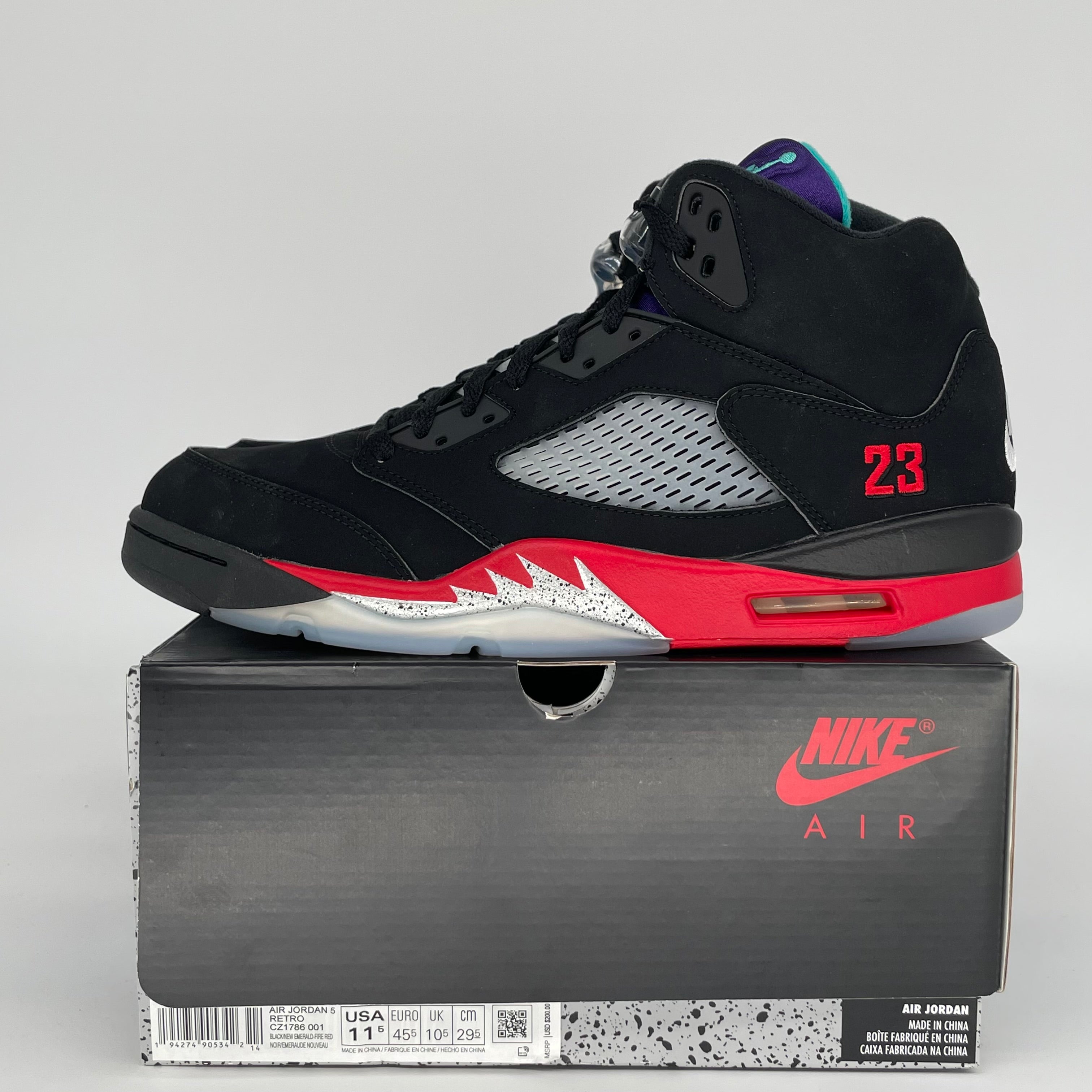 AIR JORDAN 5 TOP 3 SIZE 11.5 CZ1786-001