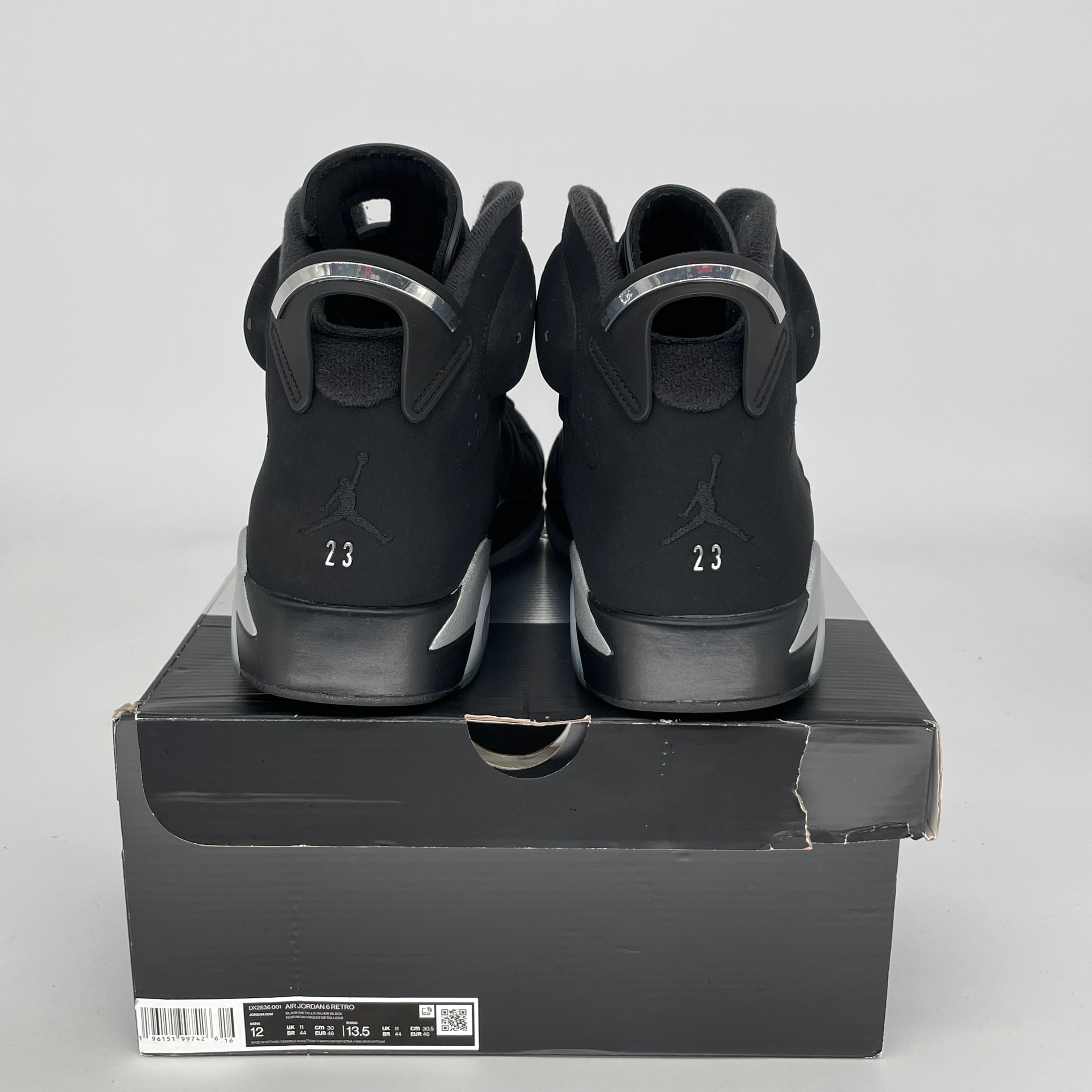 AIR JORDAN 6 CHROME SIZE 12 DX2836-001