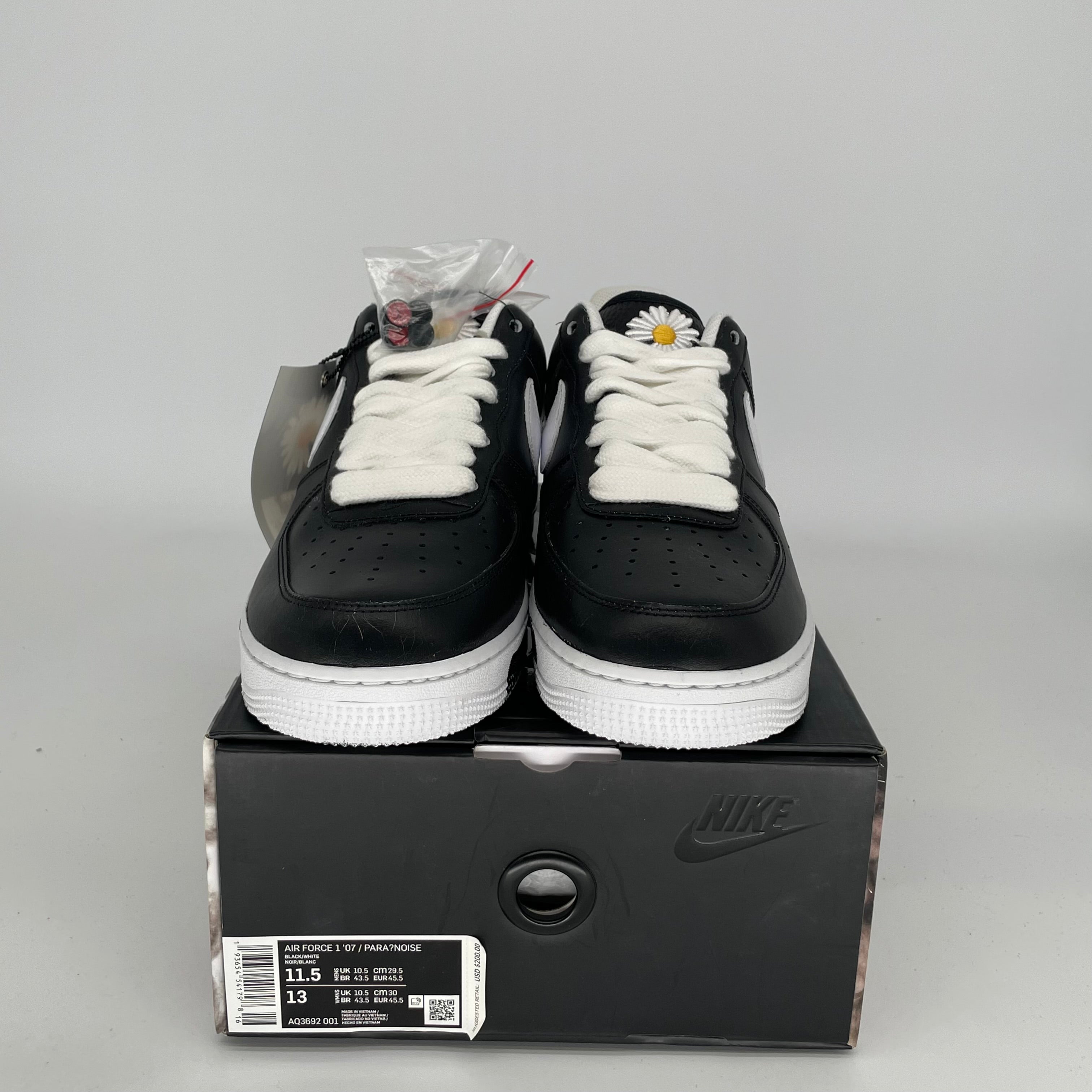 NIKE AIR FORCE 1 LOW G-DRAGON PEACEMINUSONE PARA-NOISE SIZE 11.5 AQ3692-001