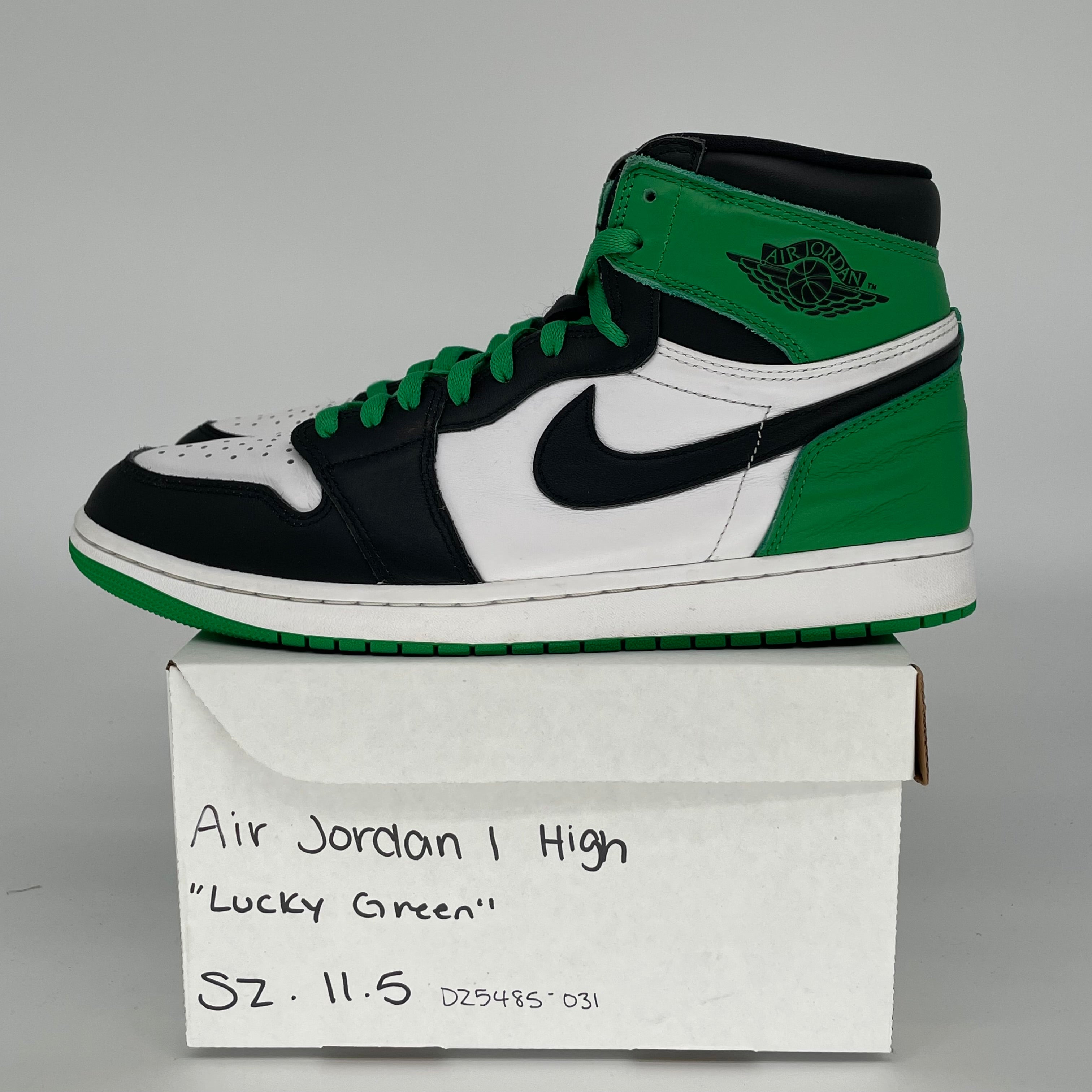 AIR JORDAN 1 LUCKY GREEN SIZE 11.5/13W DZ5485-031