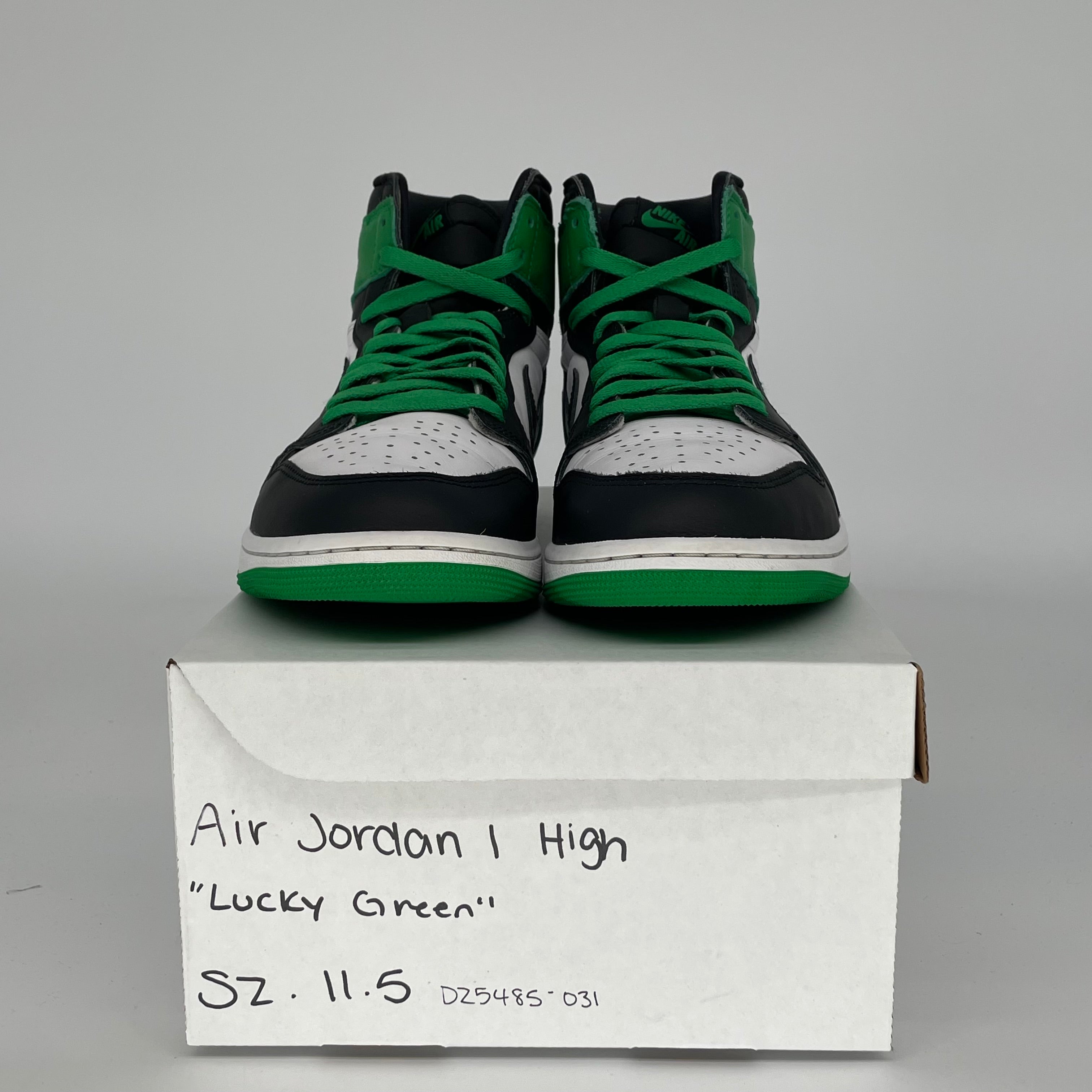 AIR JORDAN 1 LUCKY GREEN SIZE 11.5/13W DZ5485-031