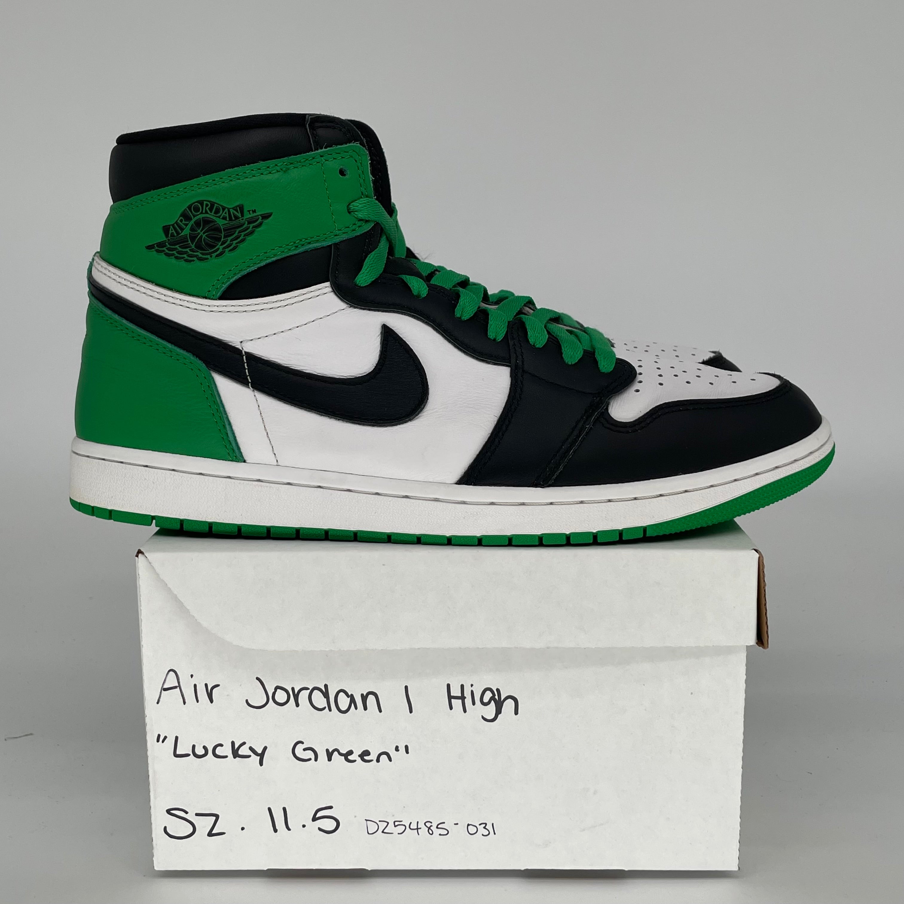 AIR JORDAN 1 LUCKY GREEN SIZE 11.5/13W DZ5485-031