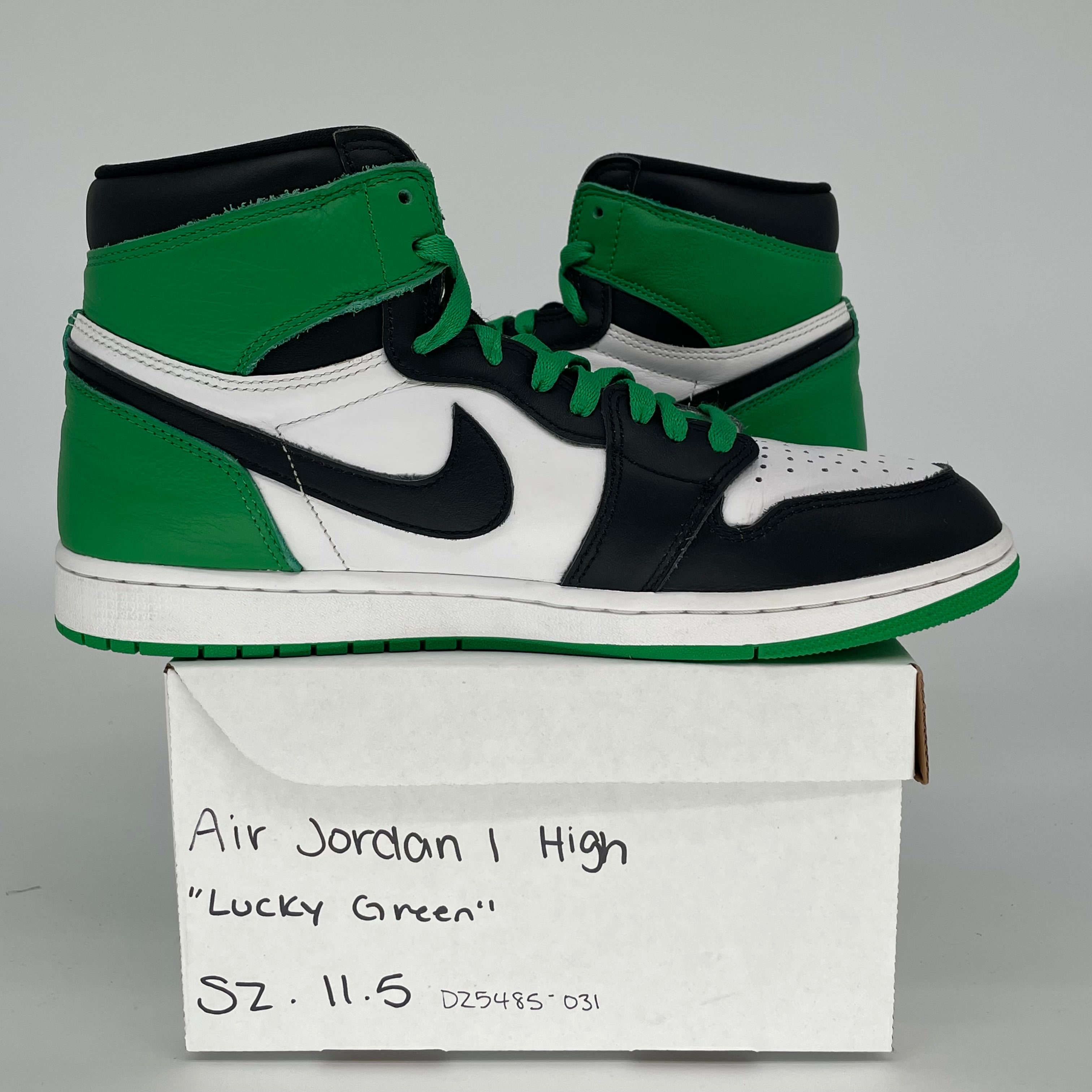 AIR JORDAN 1 LUCKY GREEN SIZE 11.5/13W DZ5485-031