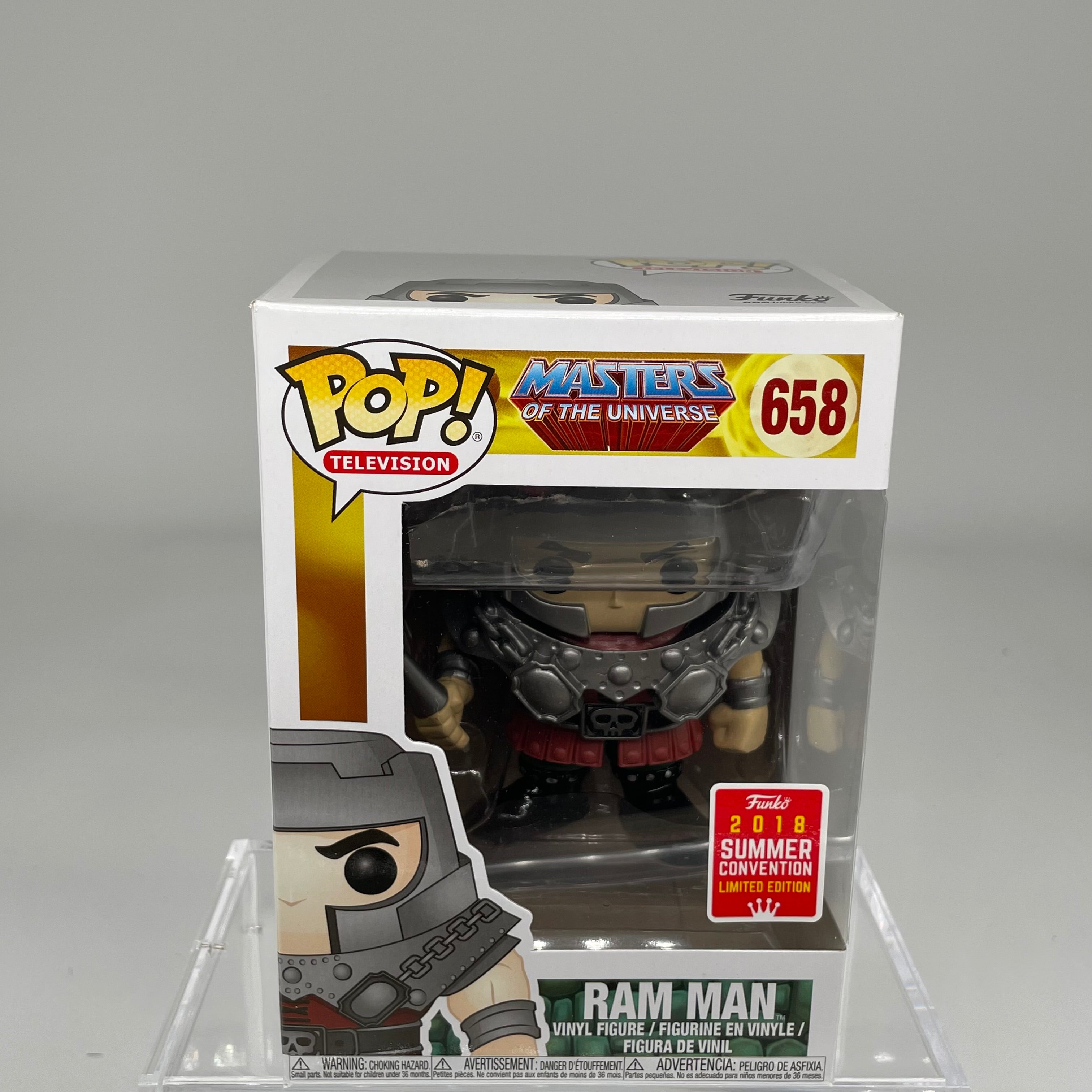 FUNKO POP RAM MAN 658 MOTU 2018 SHARED
