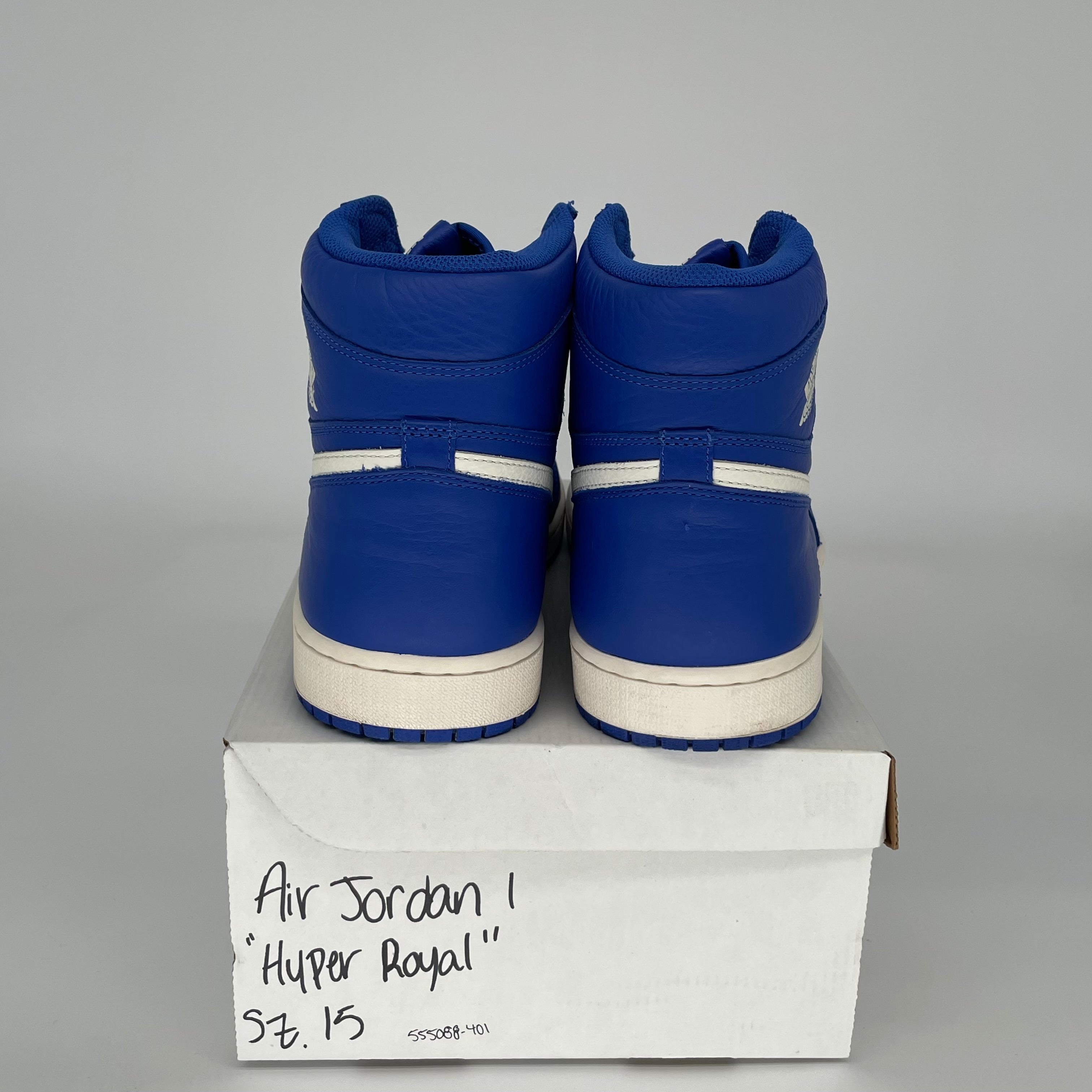 AIR JORDAN 1 HYPER ROYAL SIZE 15 555088-401