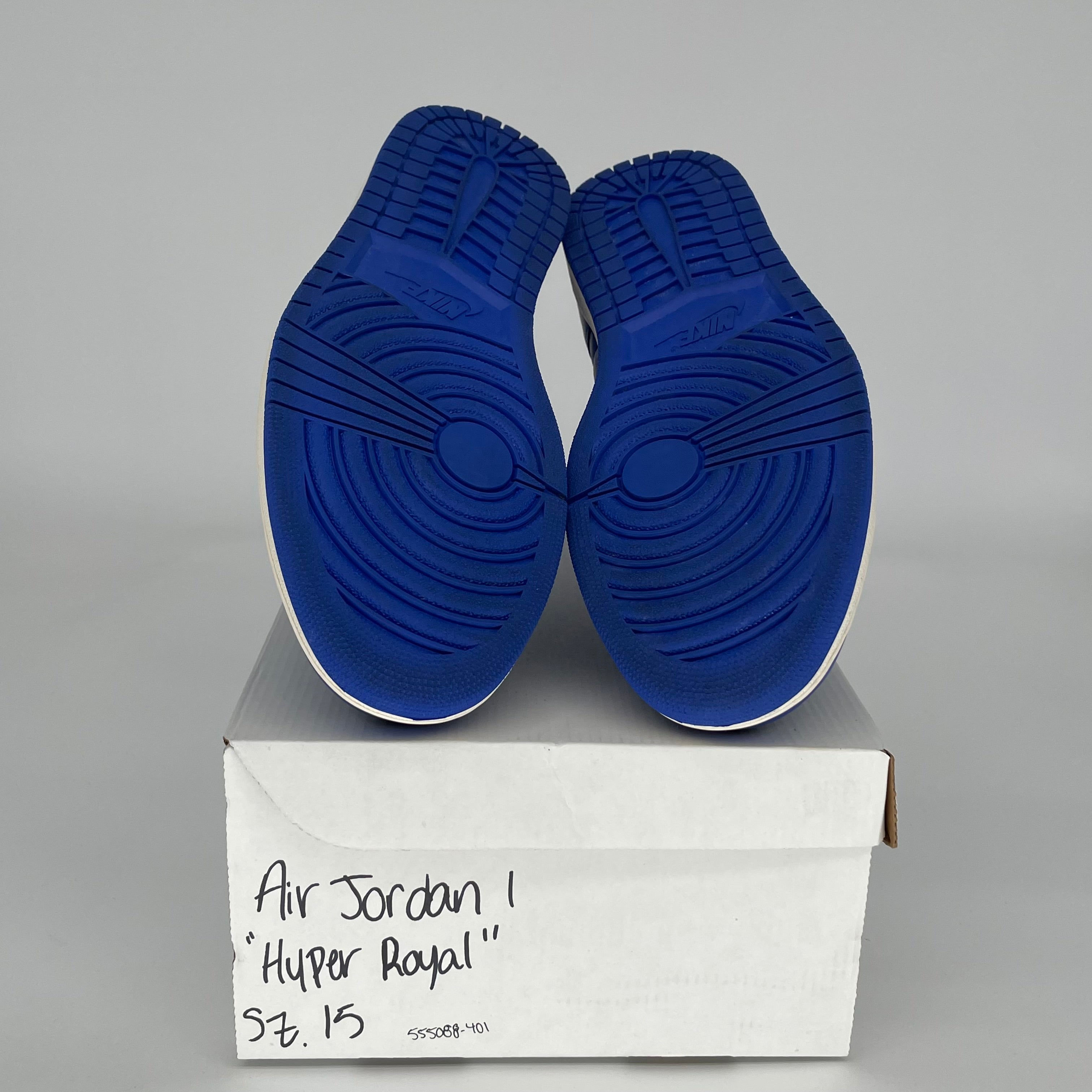 AIR JORDAN 1 HYPER ROYAL SIZE 15 555088-401