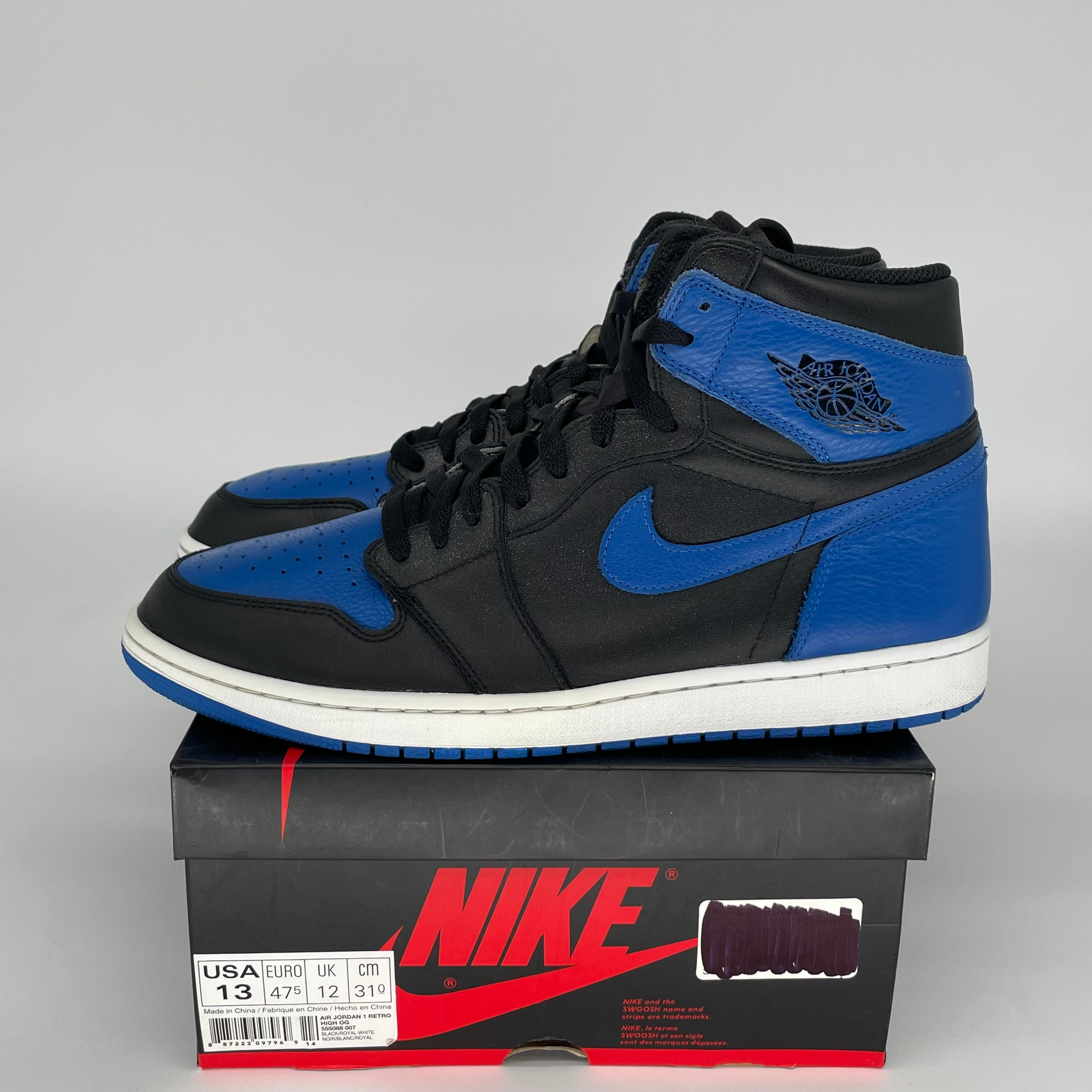 AIR JORDAN 1 ROYAL SIZE 13 555088-007