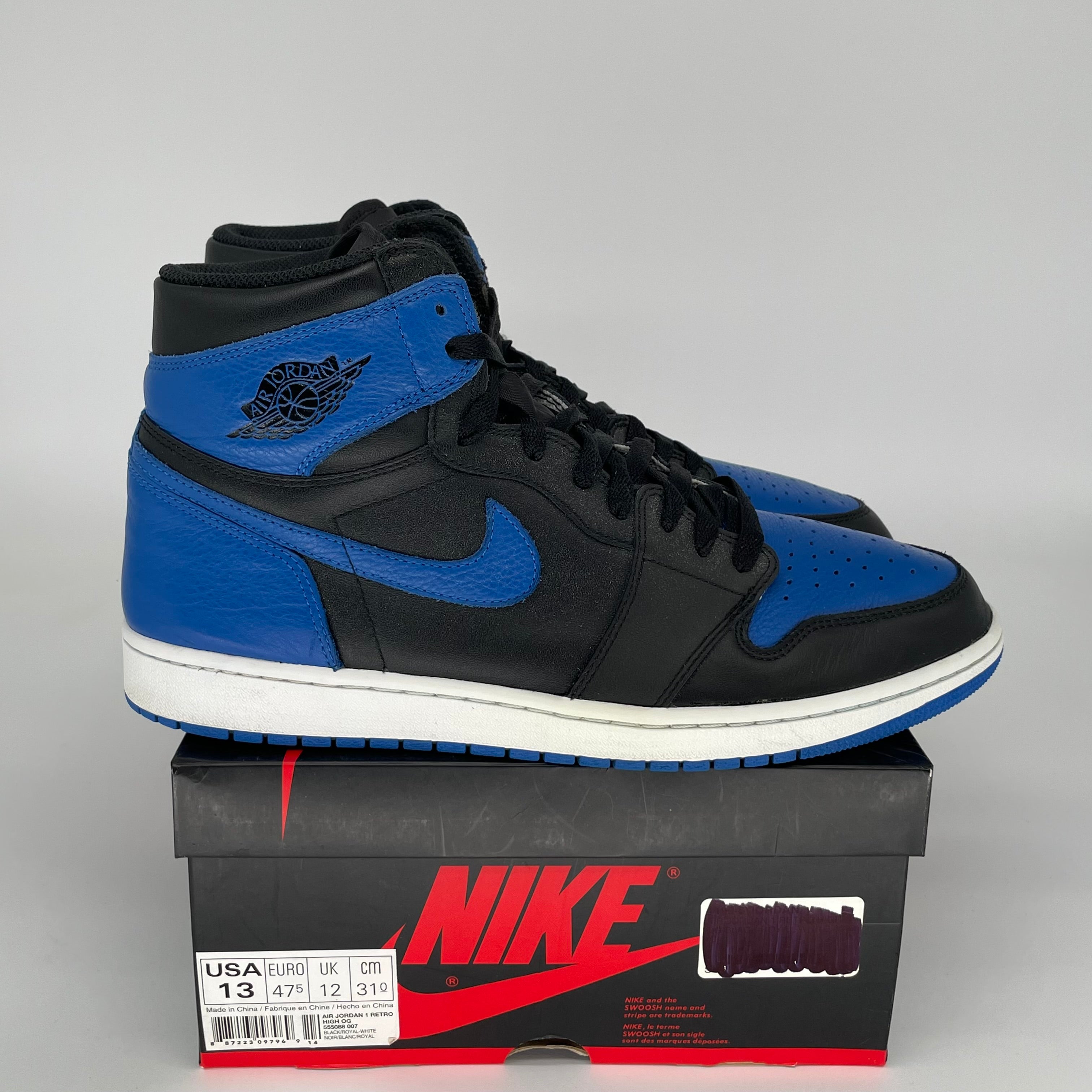 AIR JORDAN 1 ROYAL SIZE 13 555088-007