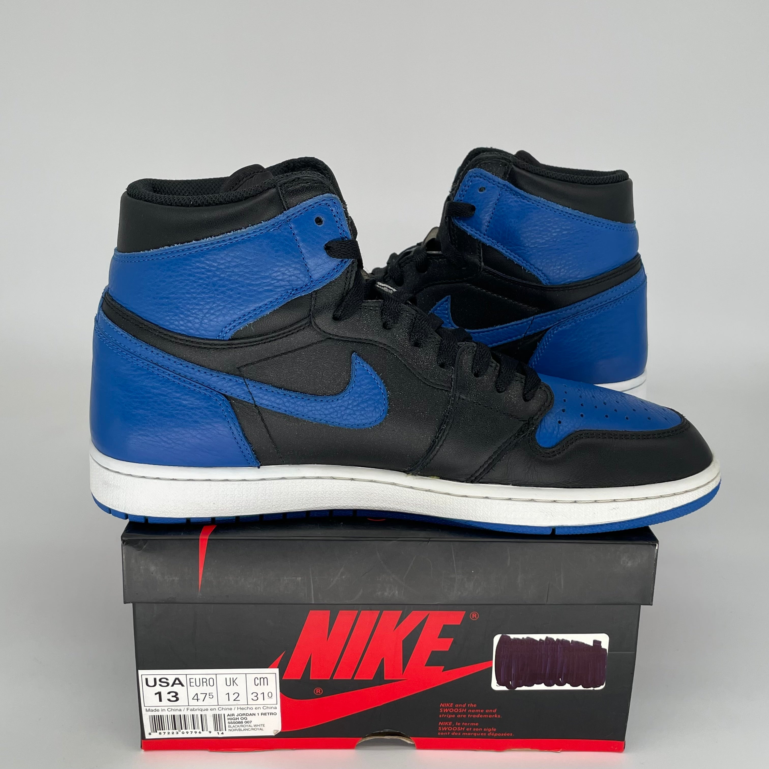 AIR JORDAN 1 ROYAL SIZE 13 555088-007