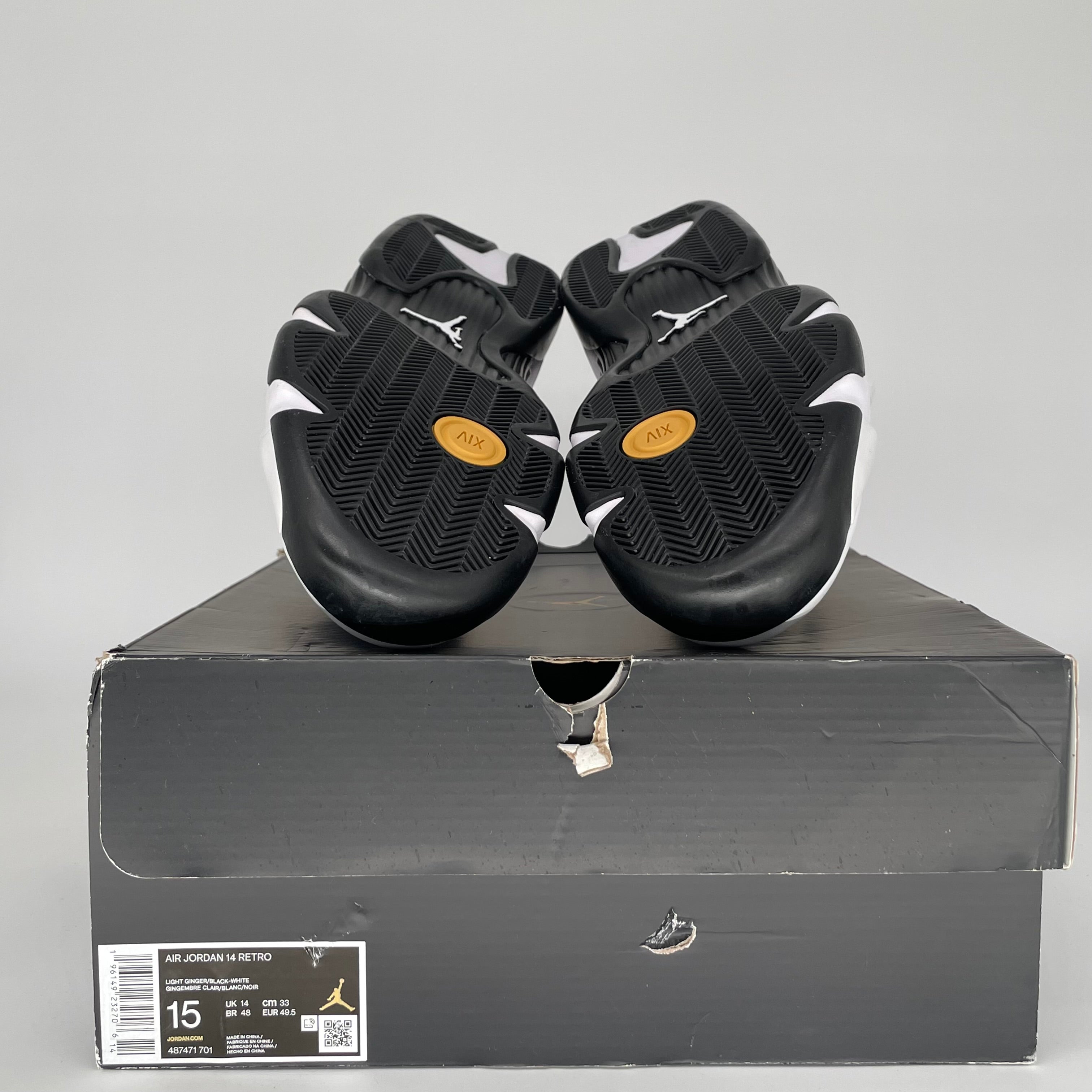 AIR JORDAN 14 LIGHT GINGER SIZE 15 487471-701