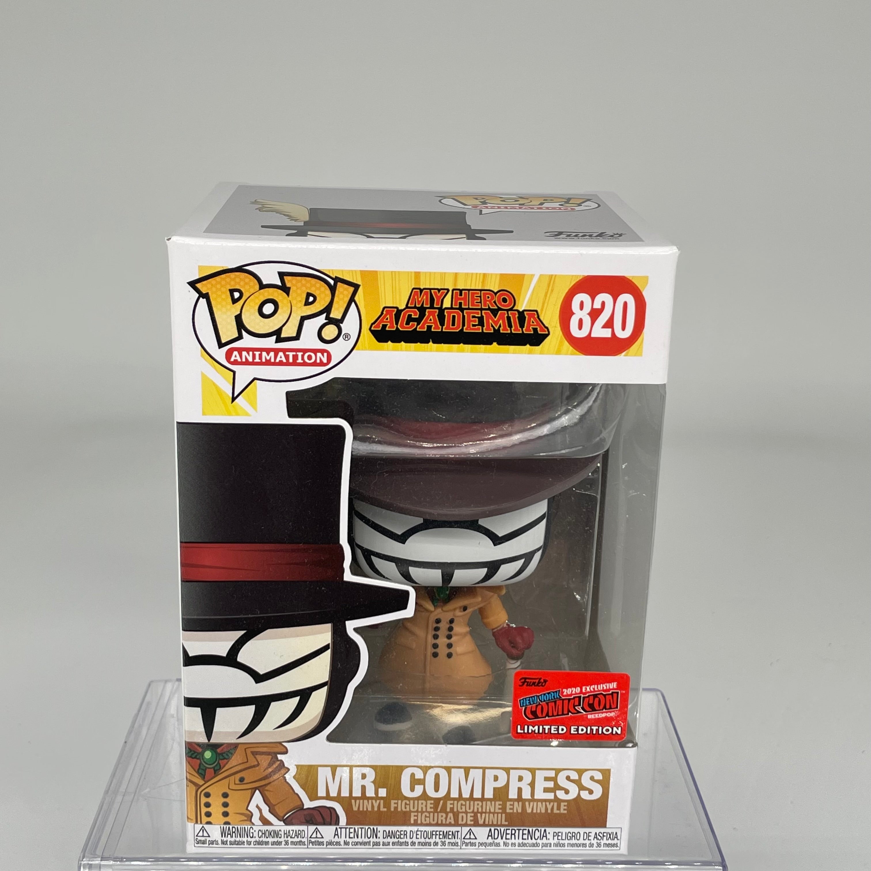 FUNKO POP MR. COMPRESS 820 MHA 2020 NYCC