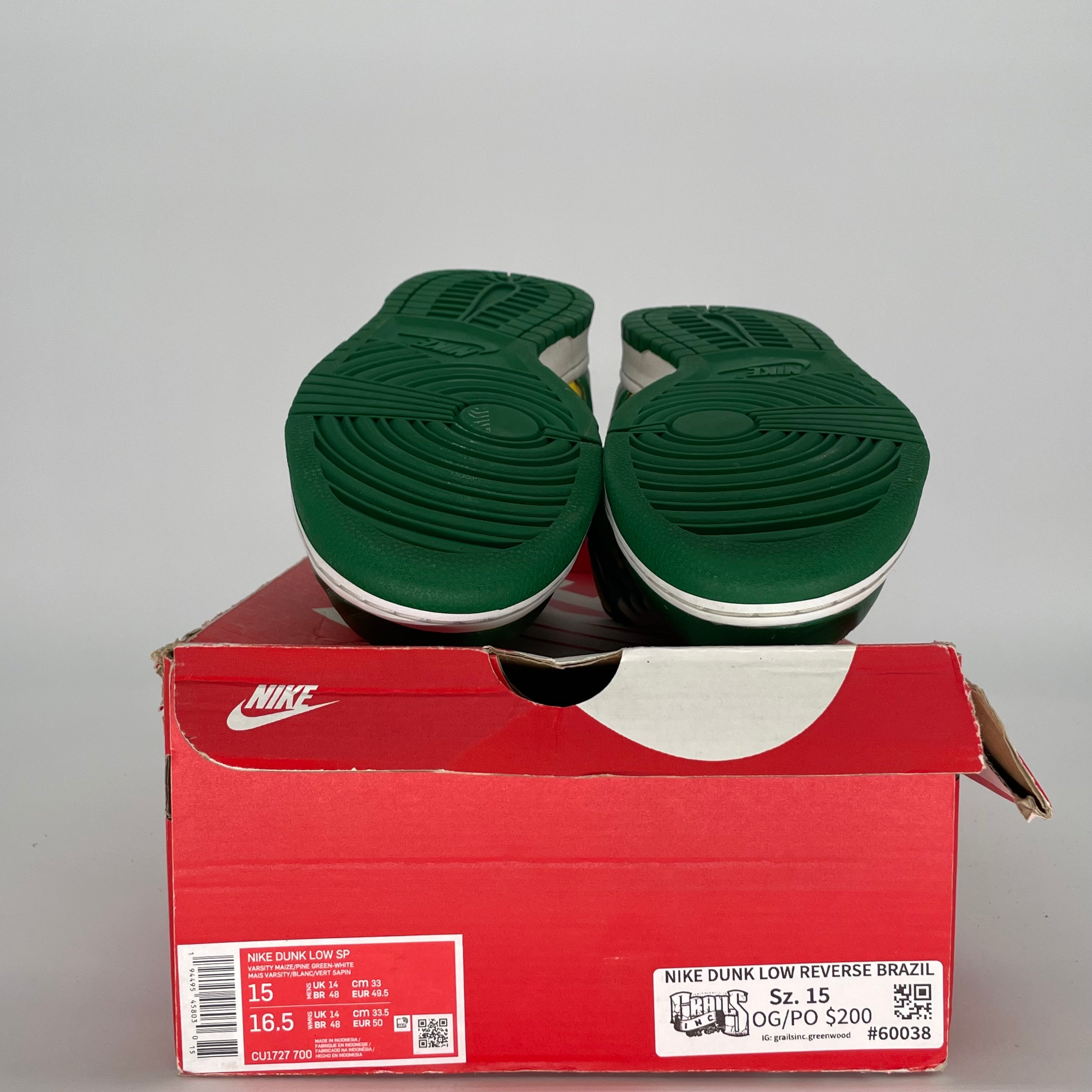 NIKE DUNK LOW BRAZIL SIZE 15/16.5W CU1727-700