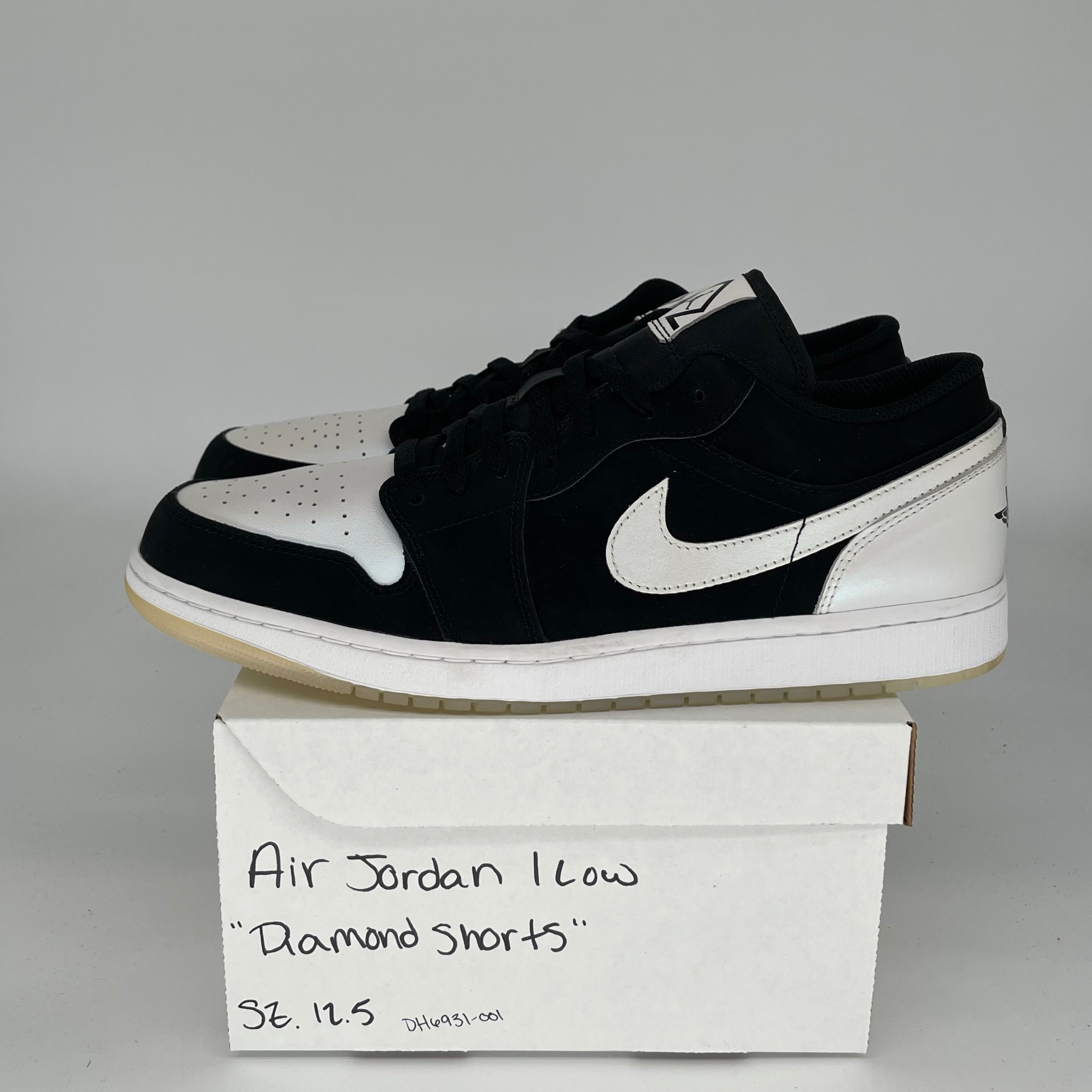 AIR JORDAN 1 LOW DIAMOND SHORTS SIZE 12.5 DH6931-001