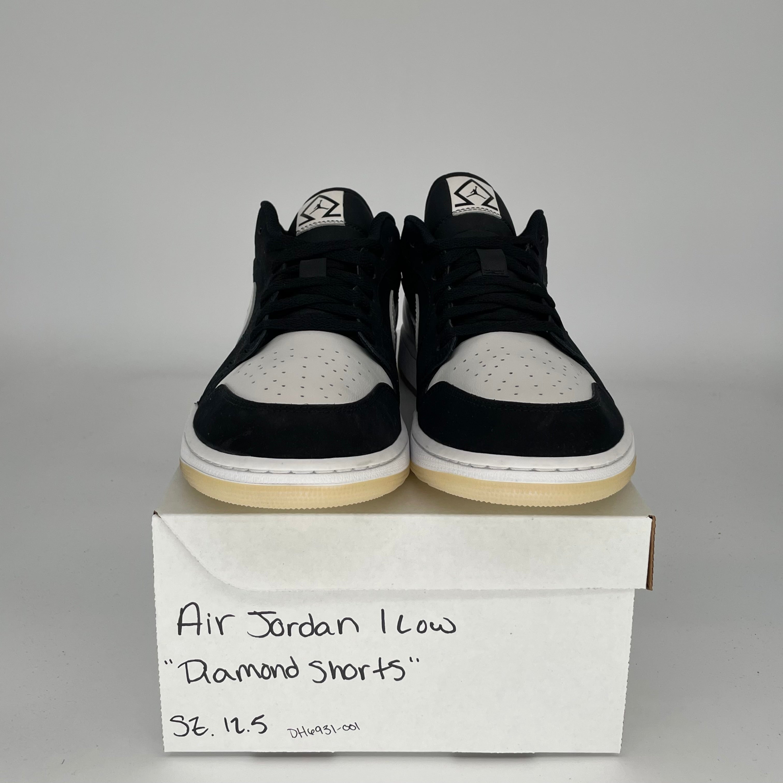 AIR JORDAN 1 LOW DIAMOND SHORTS SIZE 12.5 DH6931-001