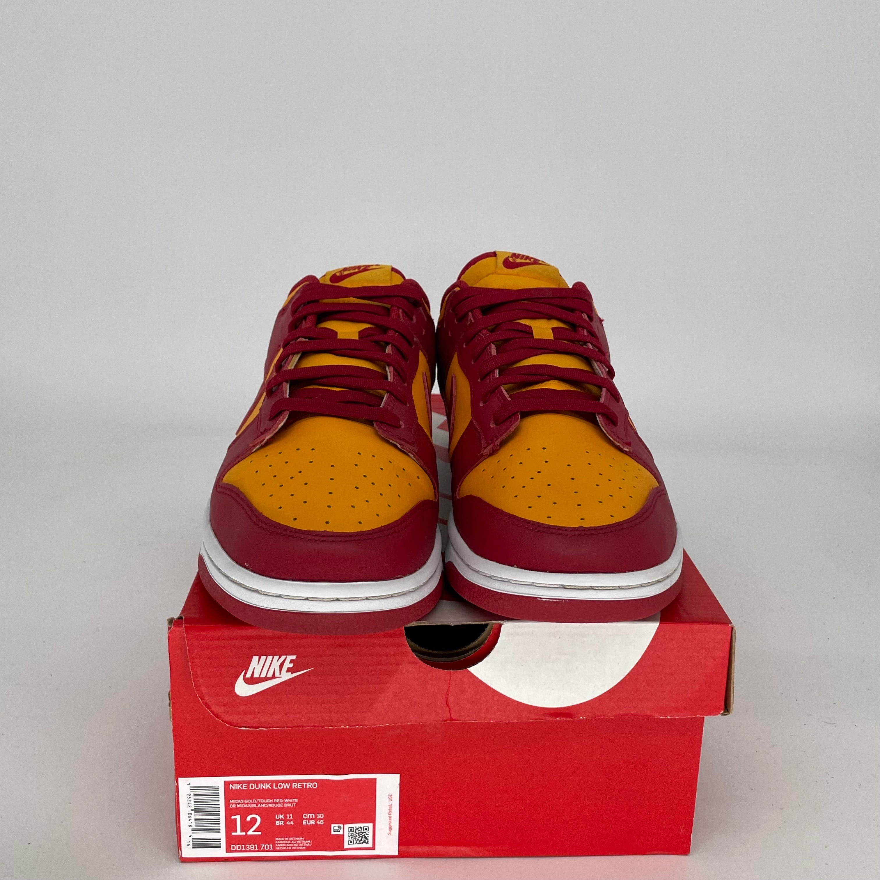 NIKE DUNK LOW MIDAS GOLD SIZE 12 DD1391-701