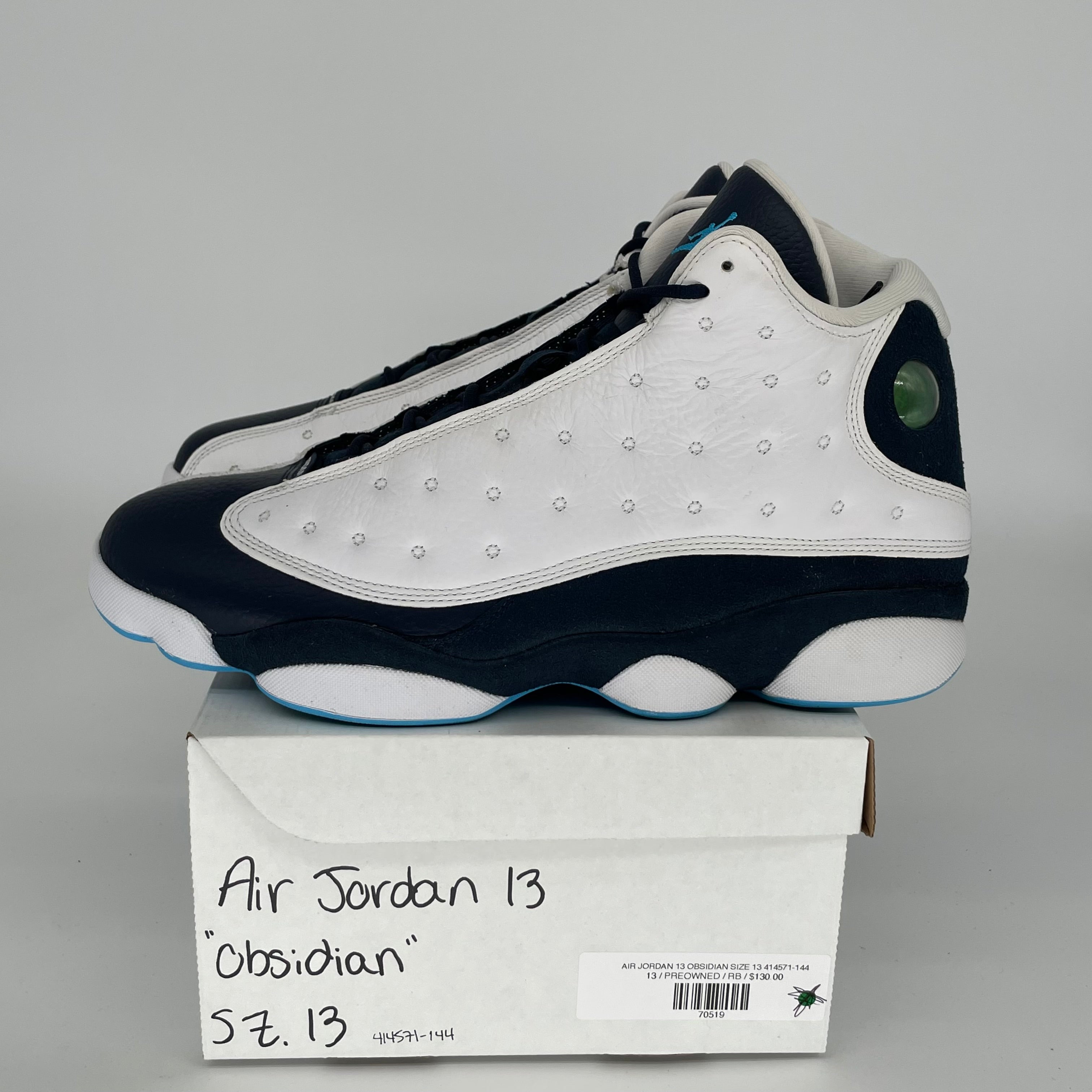AIR JORDAN 13 OBSIDIAN SIZE 13 414571-144