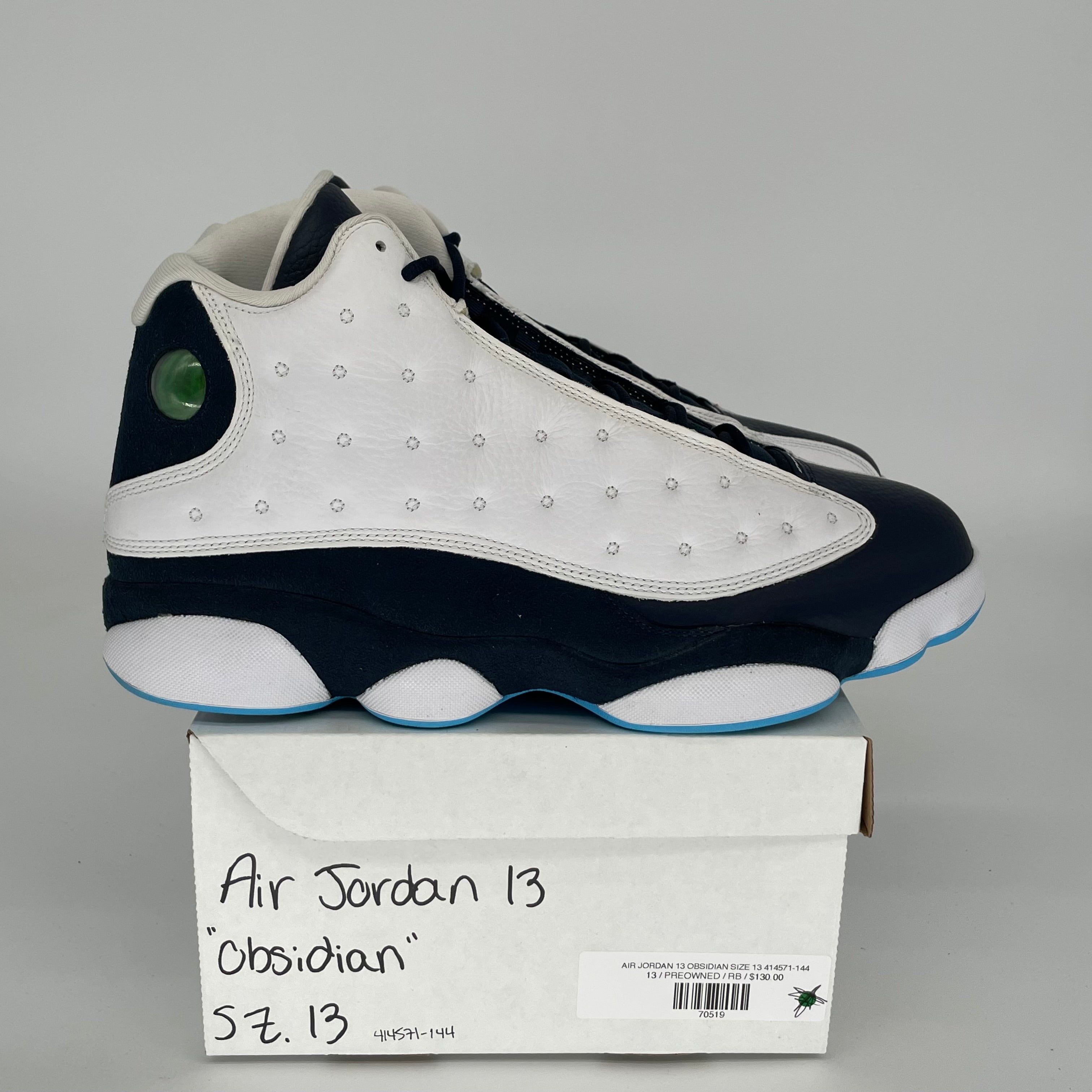 AIR JORDAN 13 OBSIDIAN SIZE 13 414571-144