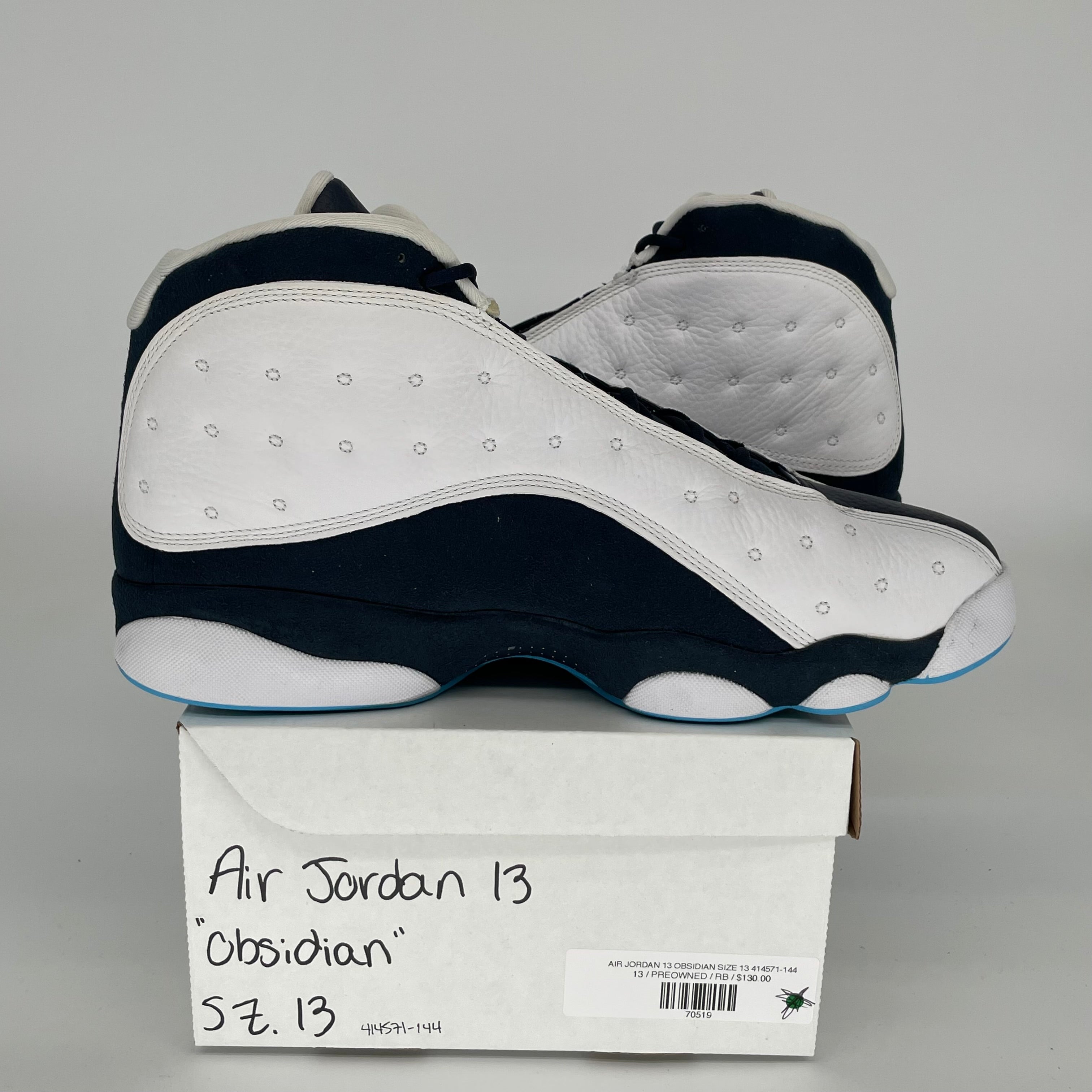 AIR JORDAN 13 OBSIDIAN SIZE 13 414571-144
