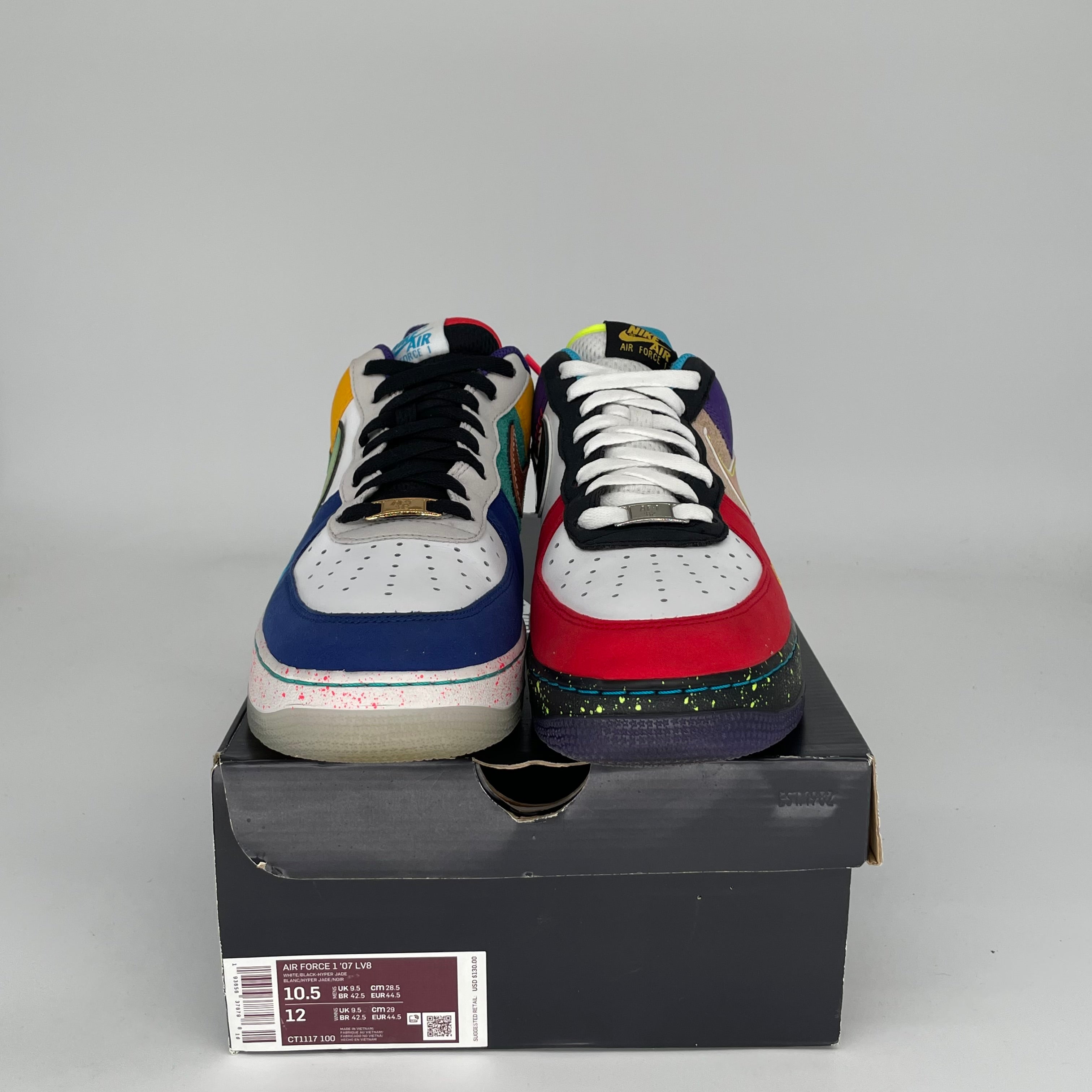 NIKE AIR FORCE 1 LOW WHAT THE LA SIZE 10.5 CT1117-100