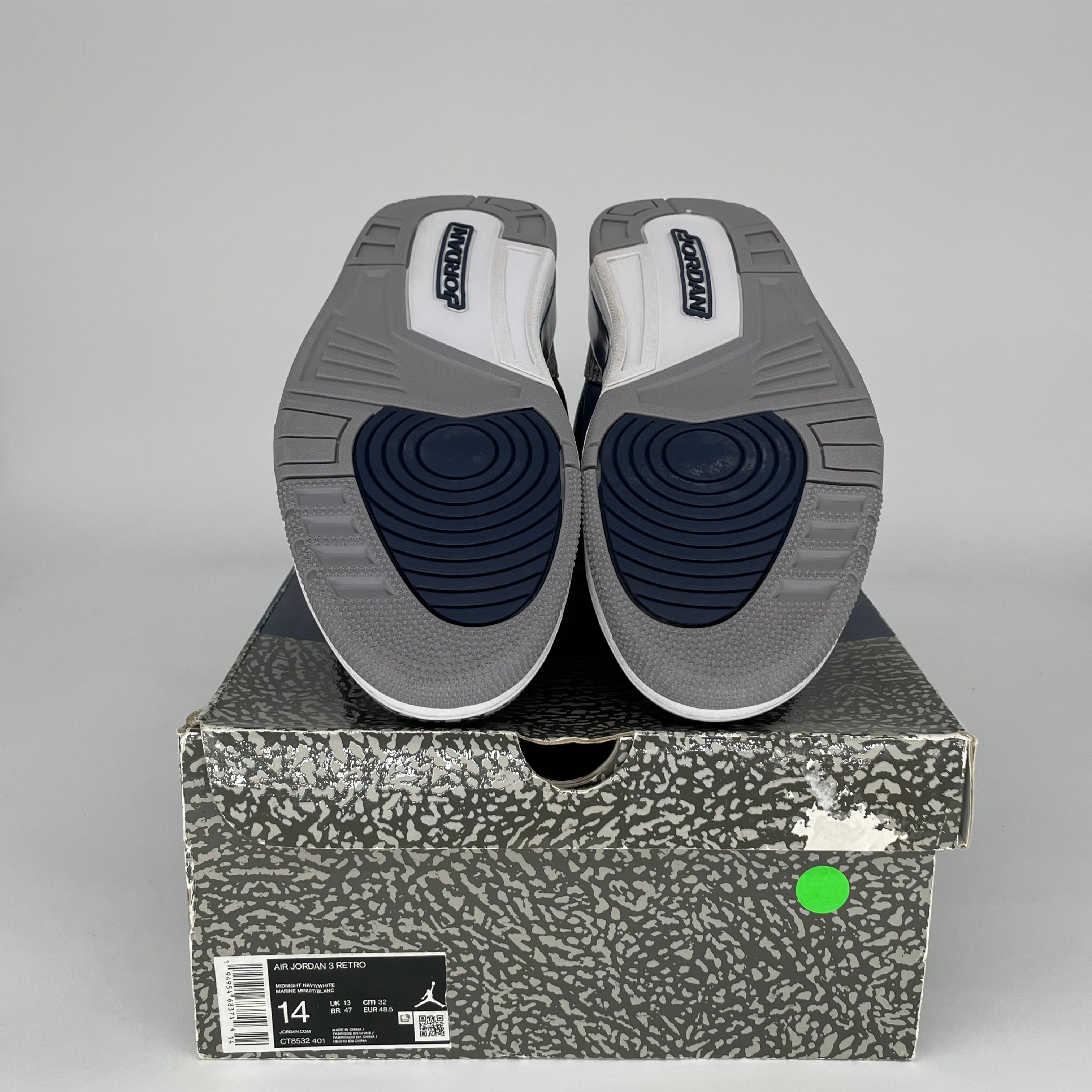 AIR JORDAN 3 GEORGETOWN SIZE 14 CT8532-401