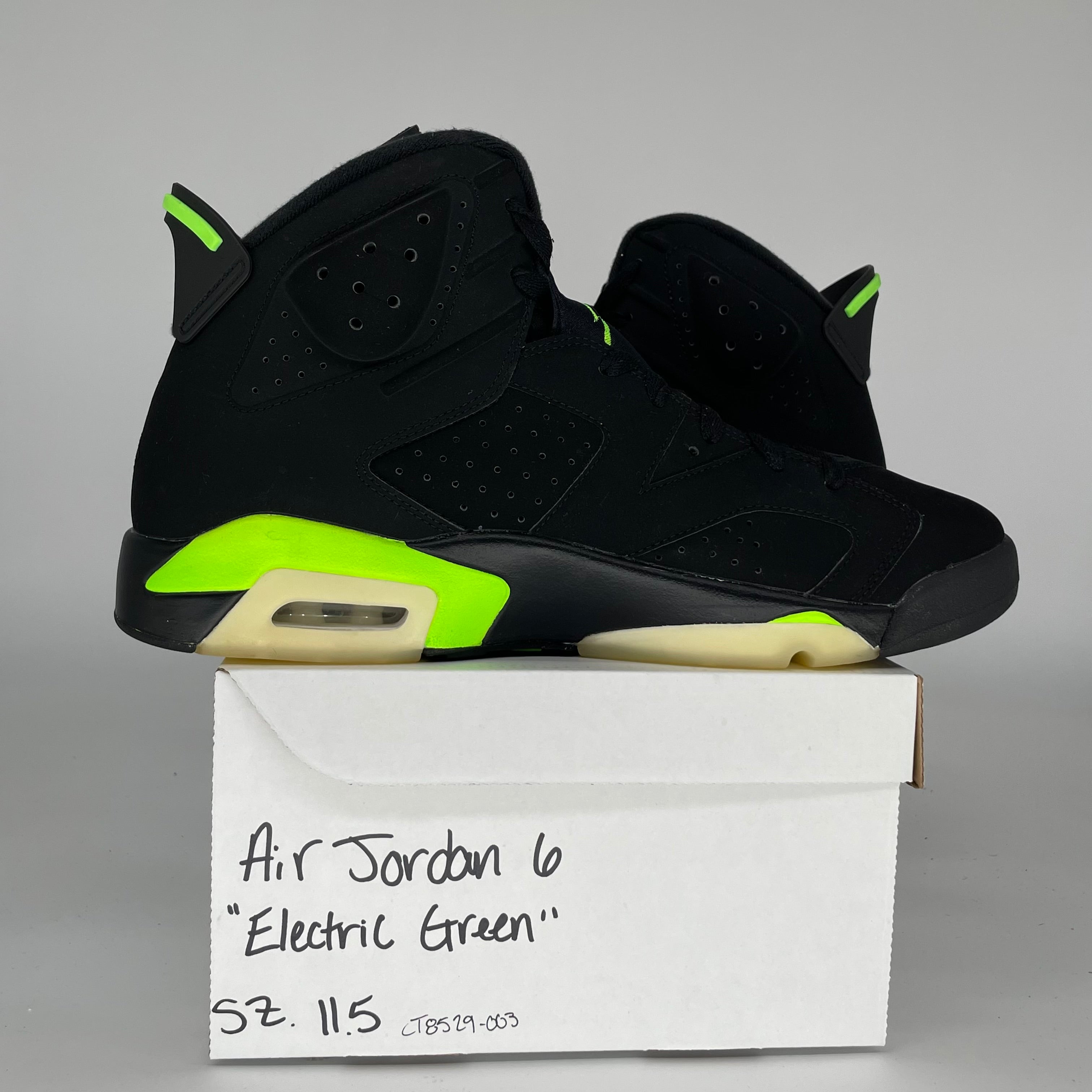 AIR JORDAN 6 ELECTRIC GREEN SIZE 11.5 CT8529-003
