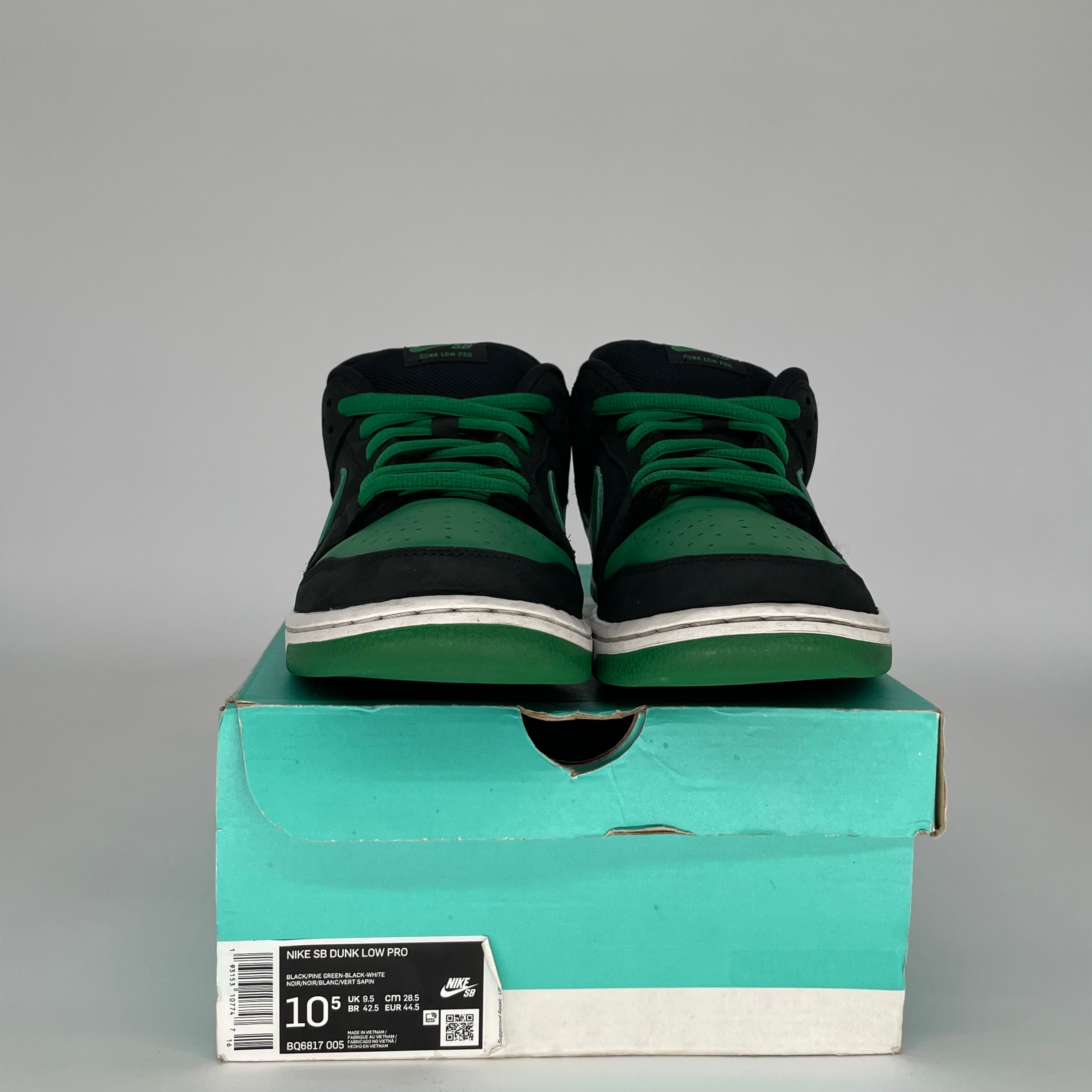 NIKE SB DUNK LOW J PACK PINE GREEN SIZE 10.5 BQ6817-005