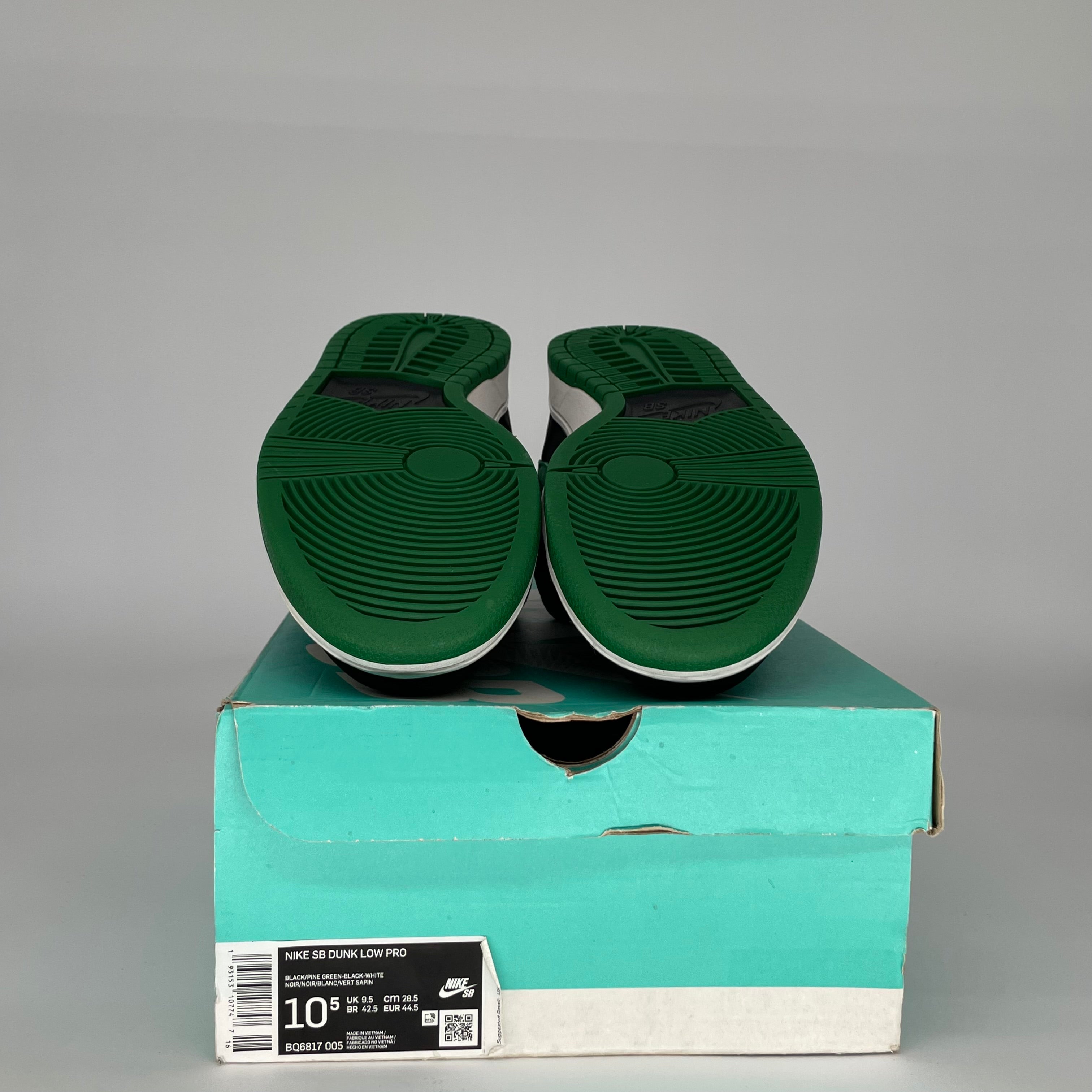 NIKE SB DUNK LOW J PACK PINE GREEN SIZE 10.5 BQ6817-005