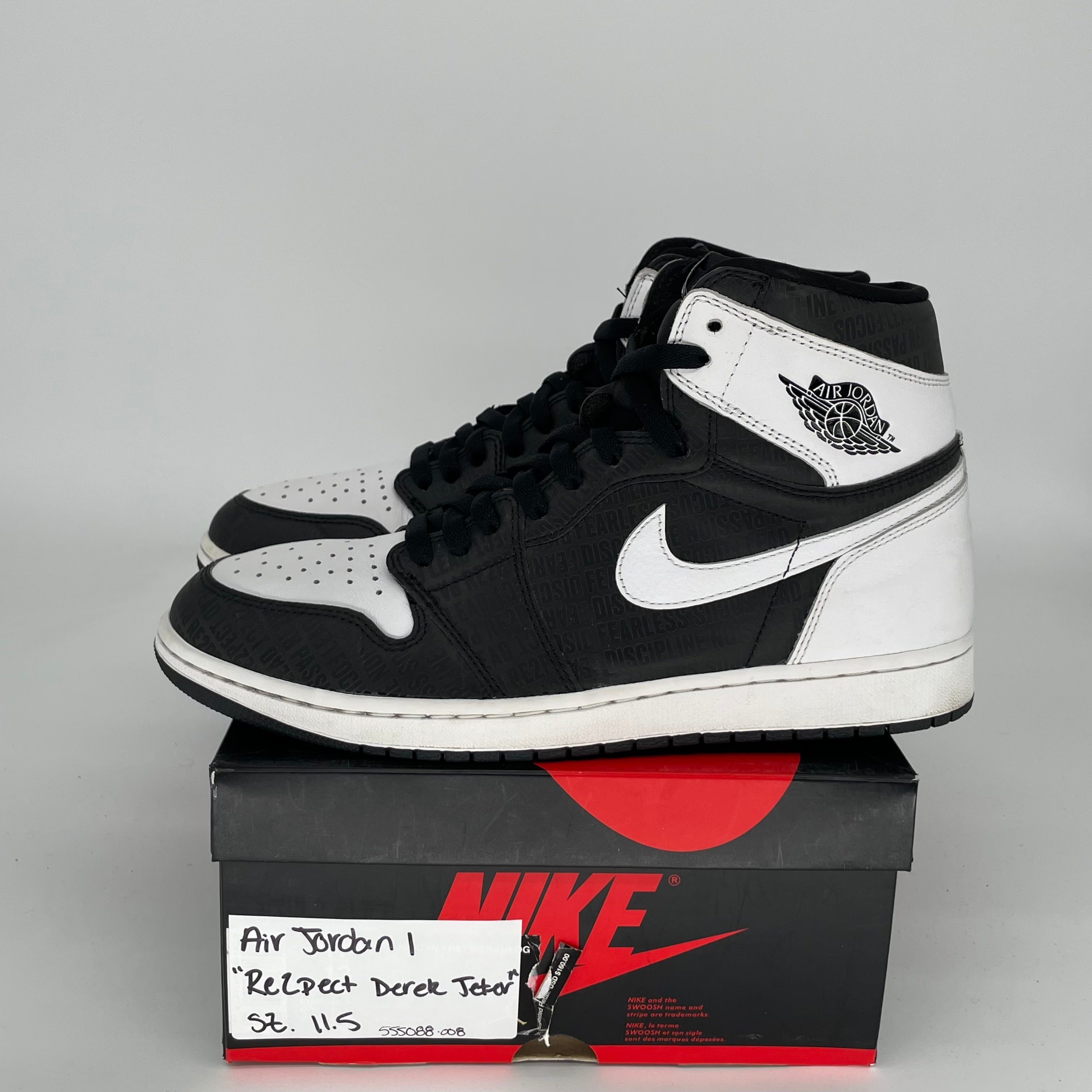 AIR JORDAN 1 RE2PECT DEREK JETER SIZE 11.5 555088-008