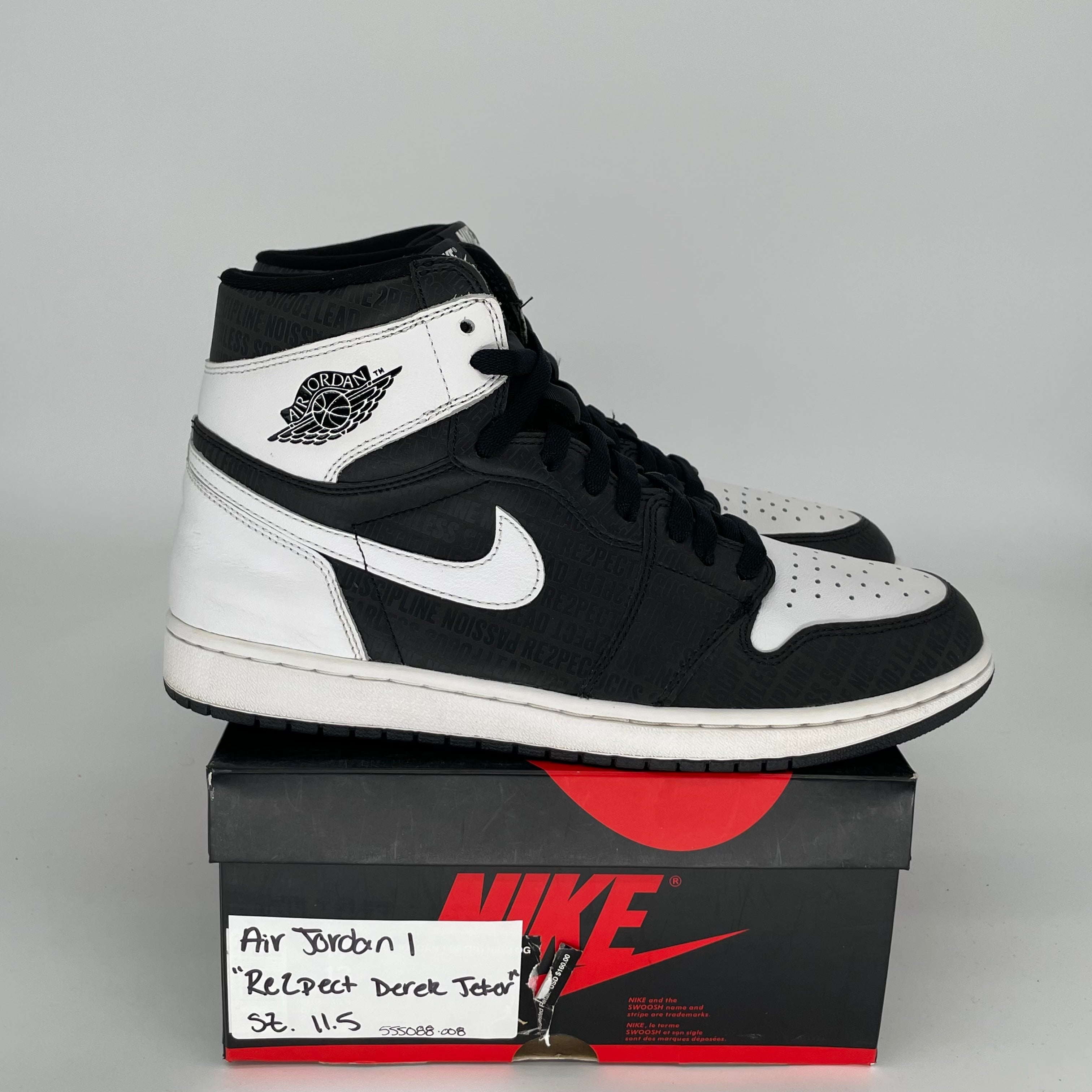 AIR JORDAN 1 RE2PECT DEREK JETER SIZE 11.5 555088-008