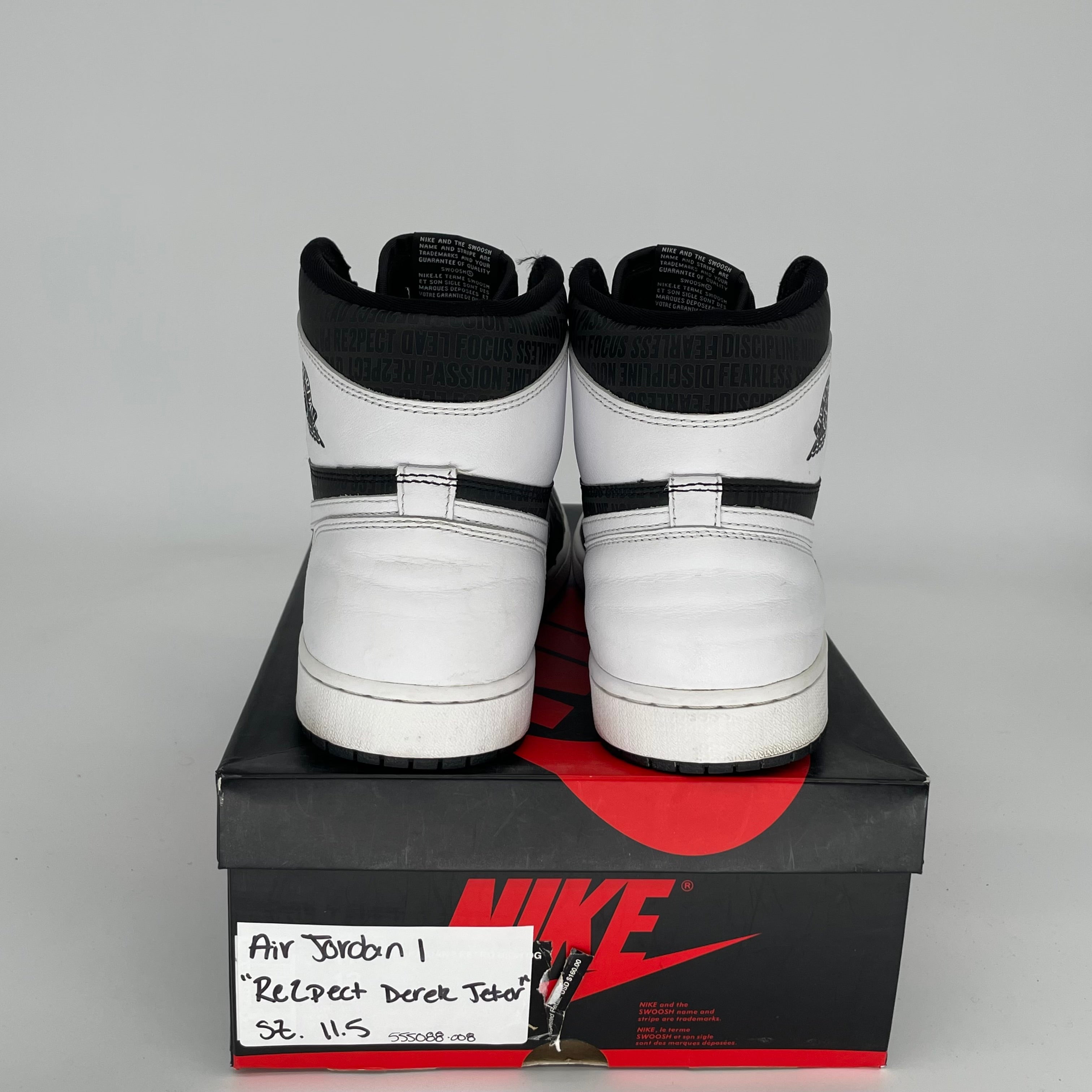 AIR JORDAN 1 RE2PECT DEREK JETER SIZE 11.5 555088-008