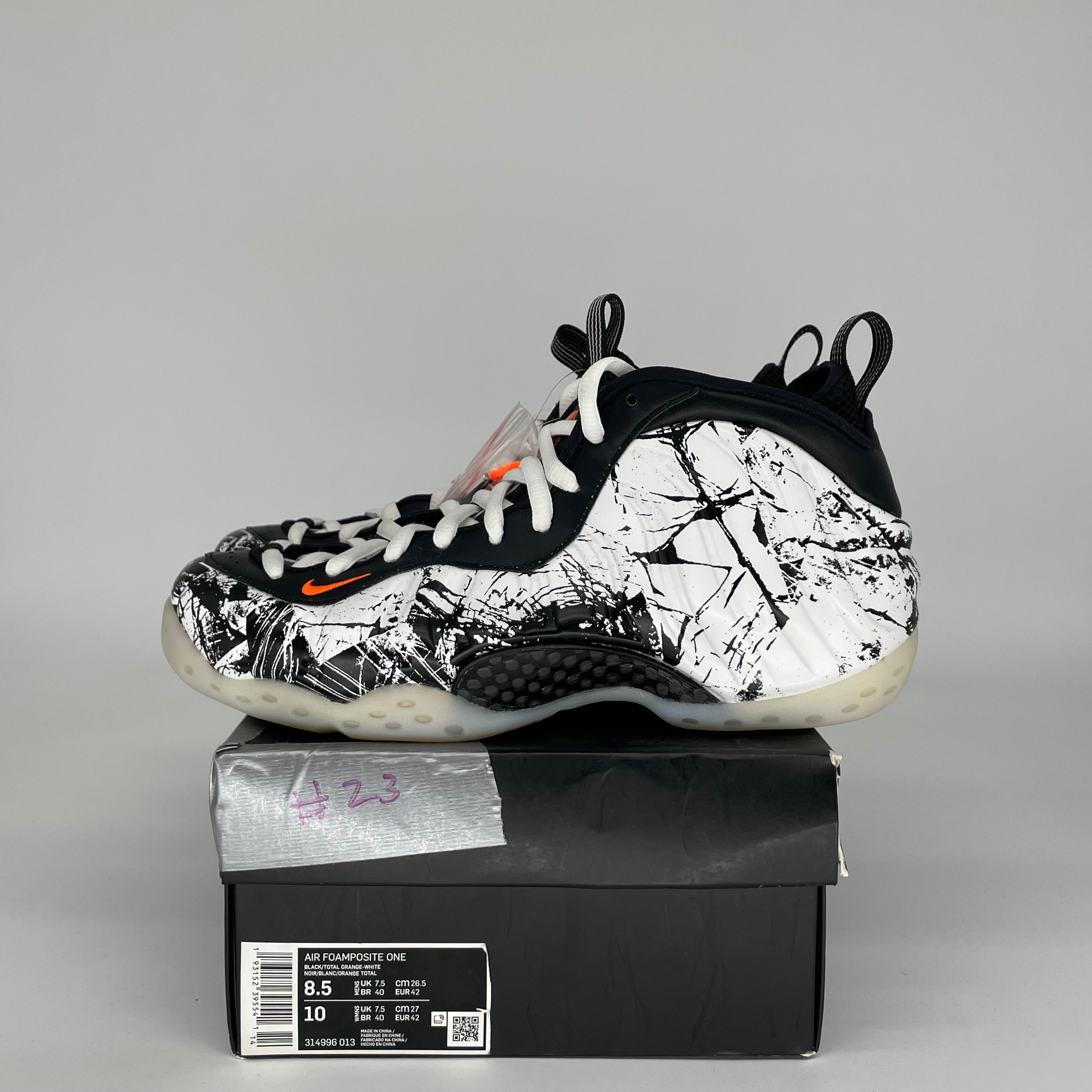 NIKE AIR FOAMPOSITE ONE SHATTERED BACKBOARD SIZE 8.5 314996-013